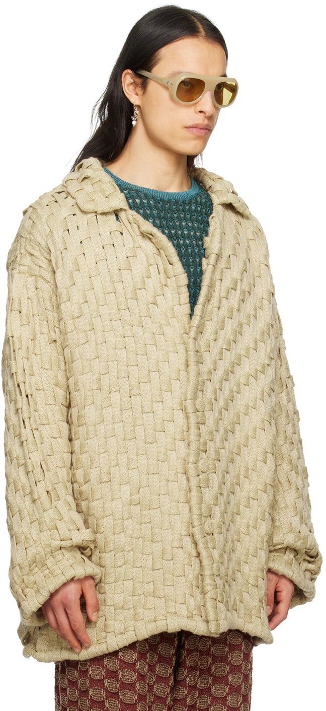 Other Isa Boulder Tan Burlap Jacket (Handwoven) Size US S / EU 44-46 / 1 - 4 Thumbnail