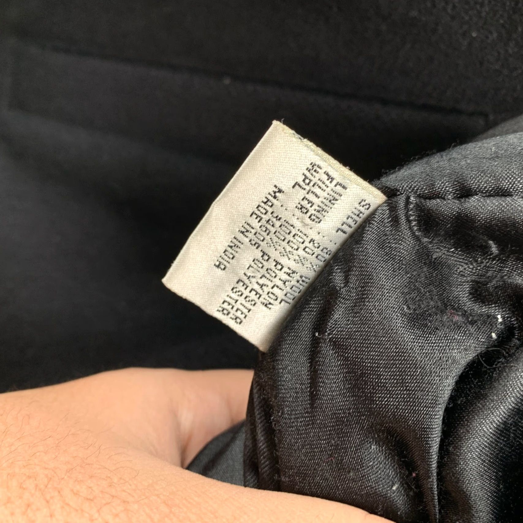 Vintage VINTAGE Aberdeen Overcoat Mens L Black Insulated Wool Coat Business Casual Long Winter Fall Outerwear Size US L / EU 52-54 / 3 - 4 Thumbnail