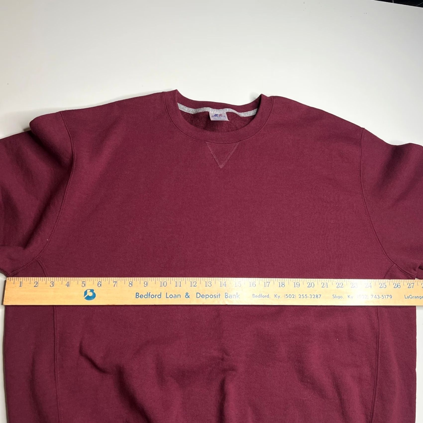 Russell Athletic VINTAGE Russell Athletic Sweatshirt Pullover Crewneck 2XL Red Wine 90s Mens Regular Cotton Fleece Maroon Size US XXL / EU 58 / 5 - 6 Thumbnail
