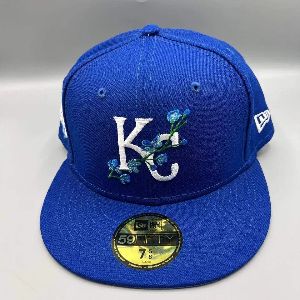 New Era Kansas City Chiefs Hat Men 7 5/8 World Series MLB Fitted Cap Size ONE SIZE - 2 Thumbnail