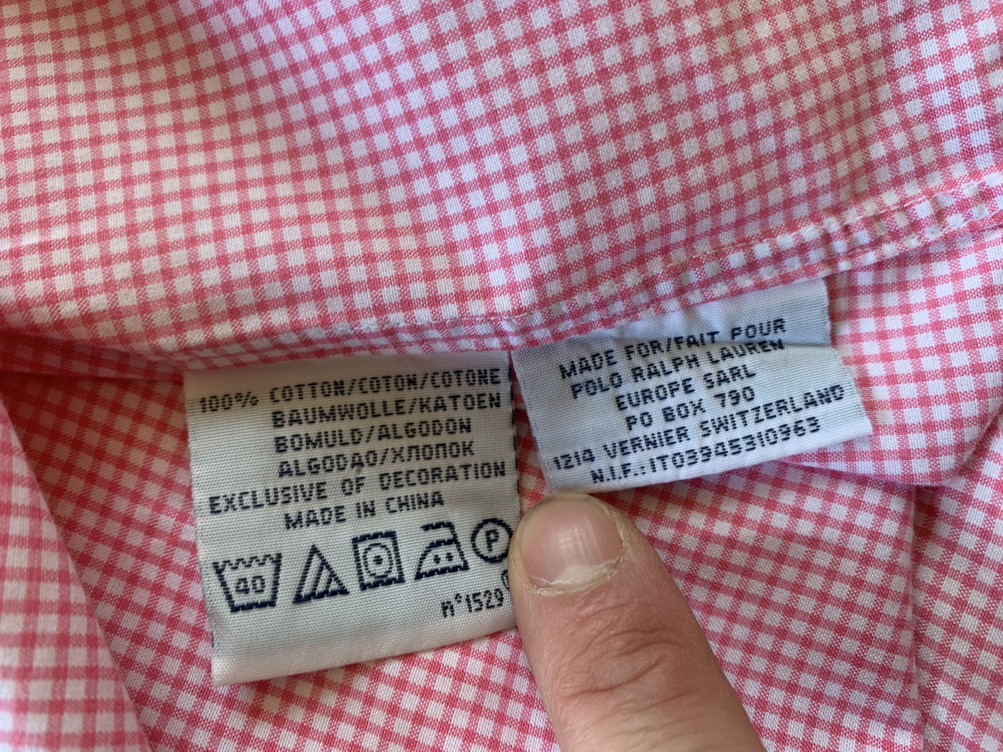 Polo Ralph Lauren × Ralph Lauren × Vintage Polo Ralph Lauren Pink Custom Fit Dress Short Sleeve Shirt Size US S / EU 44-46 / 1 - 8 Thumbnail