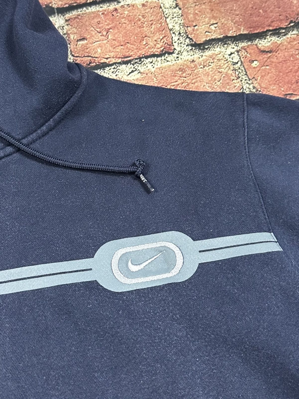 Nike Vintage Nike Y2K Blue Two Tone Full Zip Hoodie Sweatshirt Size US L / EU 52-54 / 3 - 6 Thumbnail