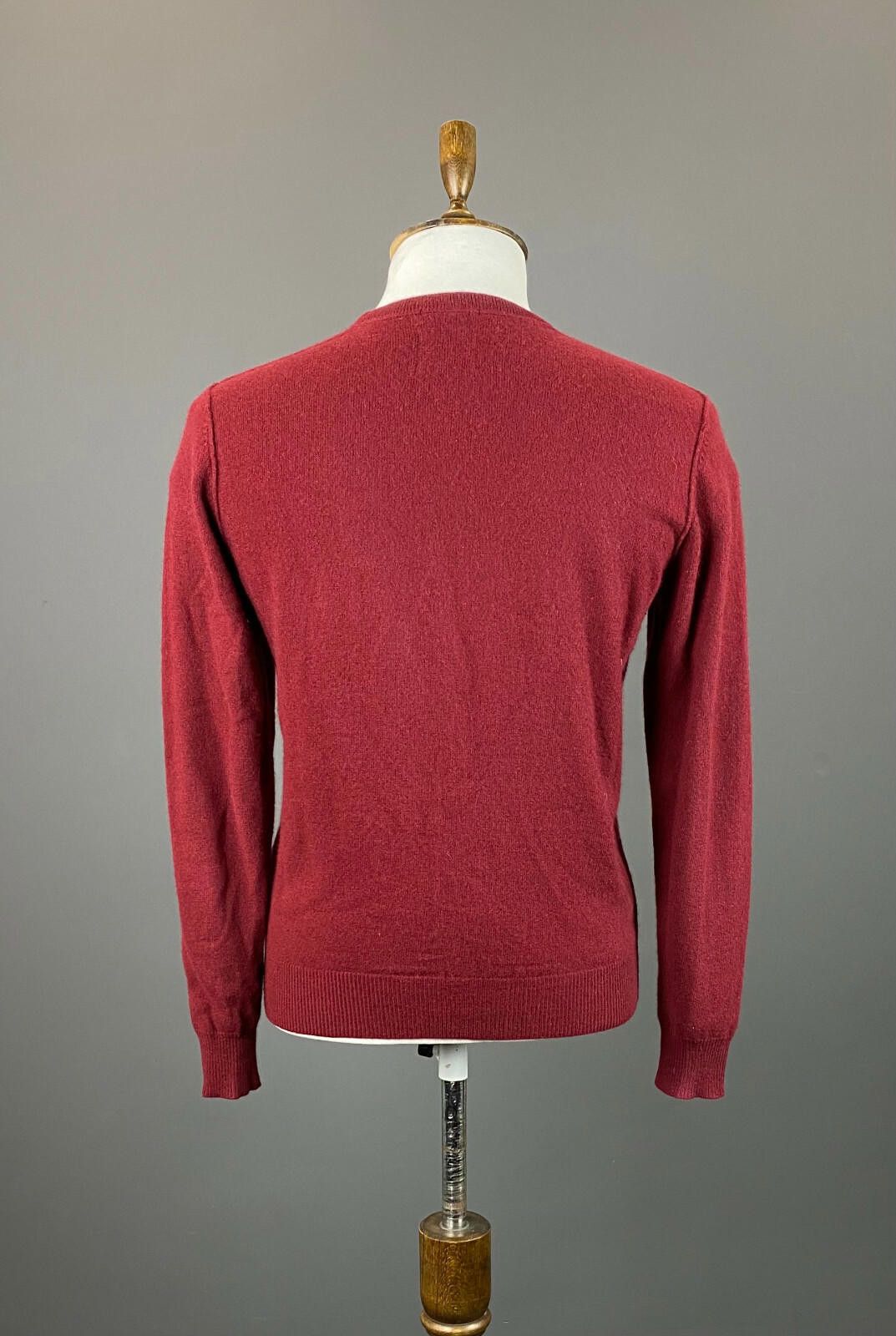 Woolrich Woolen Mills Men Woolrich Red Cashmere Long Sleeve Sweater Size S Size US S / EU 44-46 / 1 - 5 Thumbnail