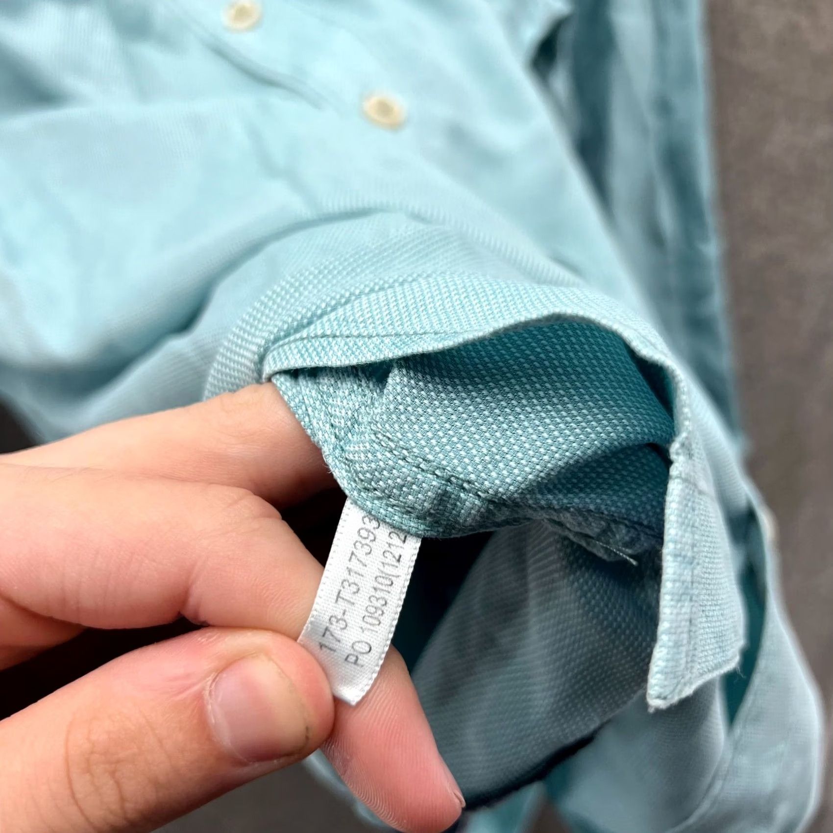 Tommy Bahama VINTAGE Tommy Bahama Shirt Mens L Light Blue Button-Down Tencel Dobby Dylan Preppy Size US L / EU 52-54 / 3 - 7 Thumbnail