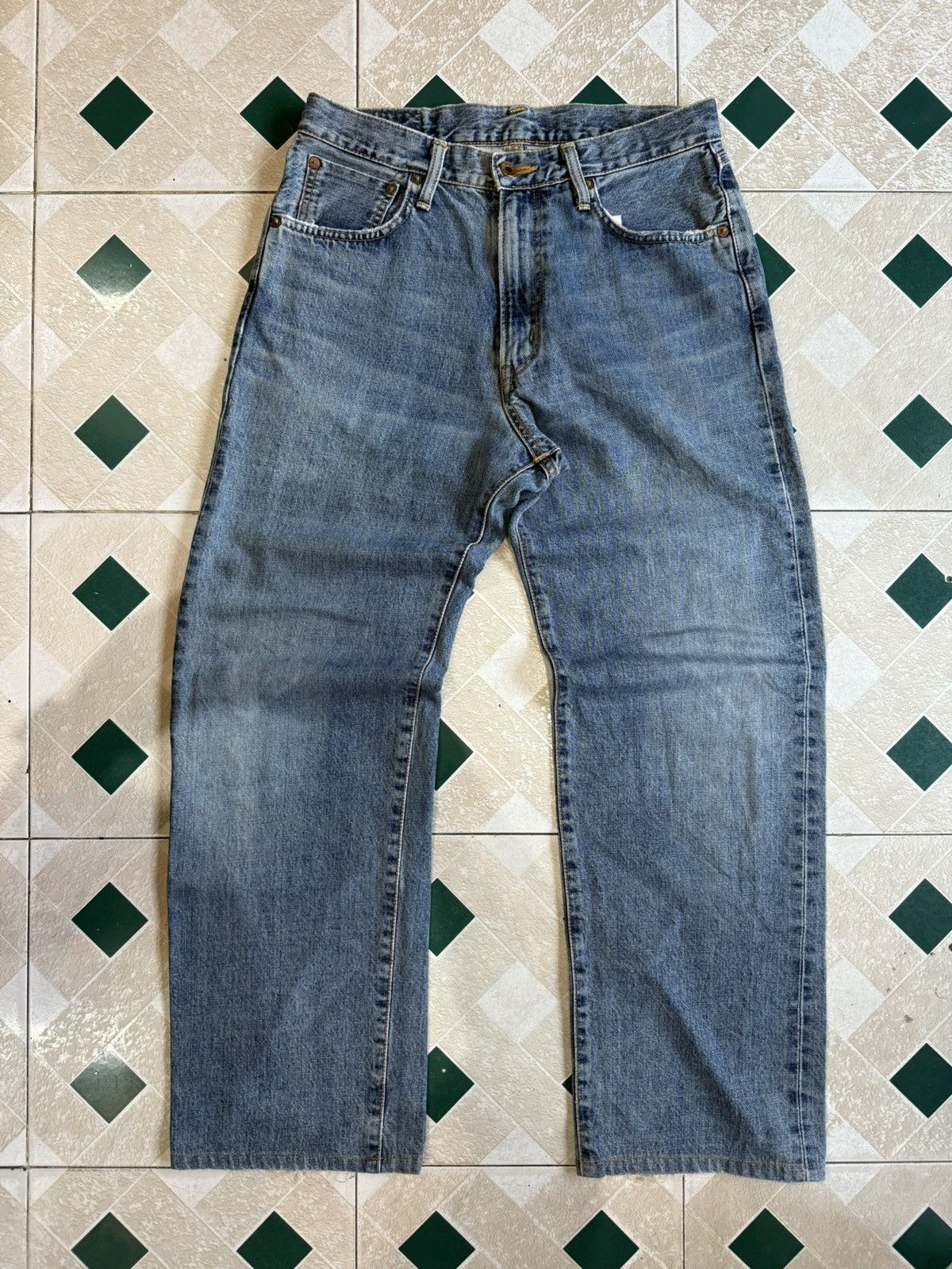 Edwin × Vintage 90’s EDWIN 505X RARE POCKET LOGO JAPANESE BRAND Y2K PANTS Size US 31 - 6 Thumbnail
