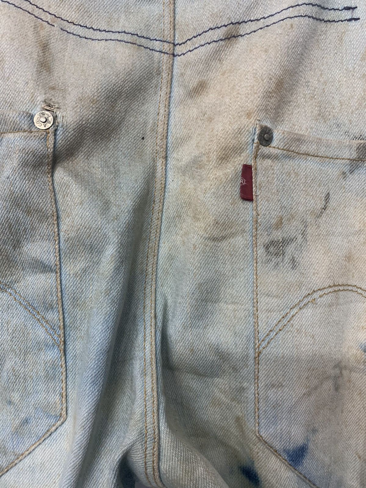 Levi's Vintage Clothing Rare Levi's Engineered Jeans Acid Washed Printed Mens Jeans Size US 35 - 6 Thumbnail