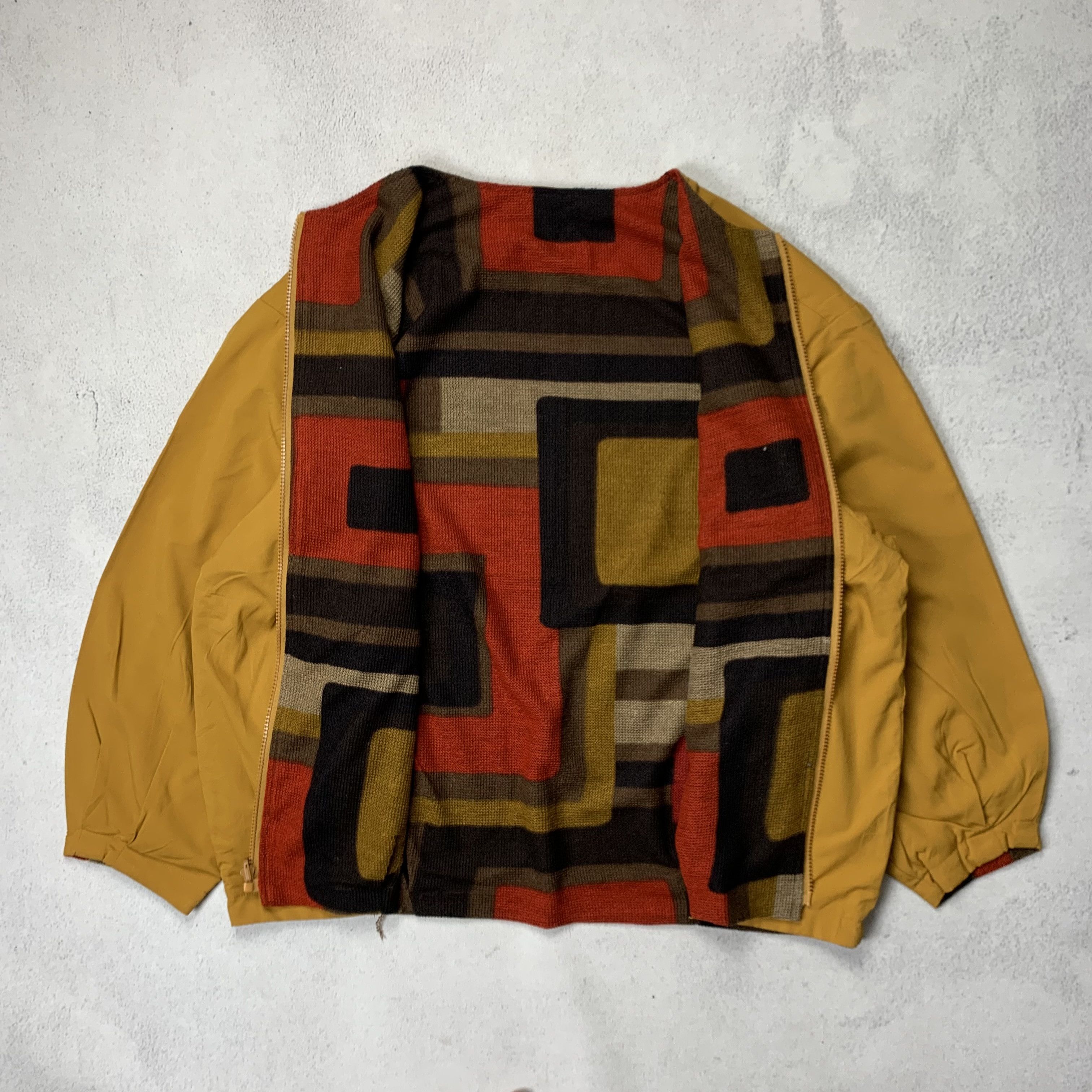 Japanese Brand Rivet & Surge Reversible Jacket Abstract Pattern Size US M / EU 48-50 / 2 - 2 Thumbnail