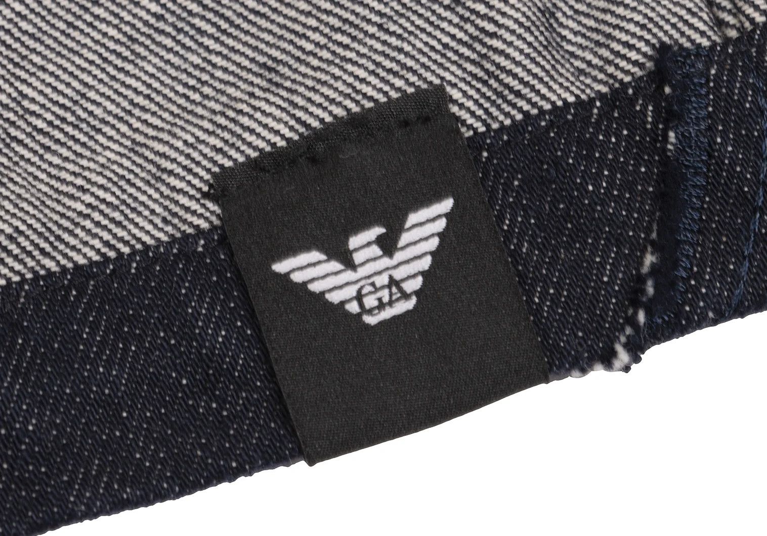 Emporio Armani Patchwork Denim Coverall in Indigo Navy, Size 48 Size US M / EU 48-50 / 2 - 13 Thumbnail