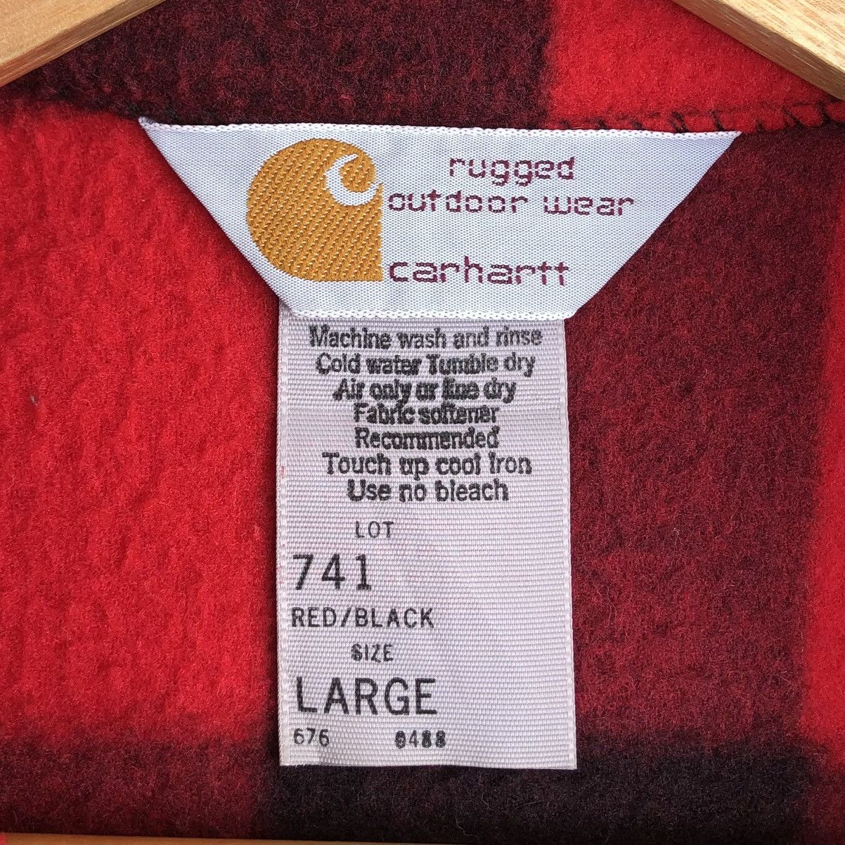 Carhartt Vintage Carhartt Plaid Tartan Polar Fleece jacket Made In 🇺🇸 Size US M / EU 48-50 / 2 - 13 Thumbnail