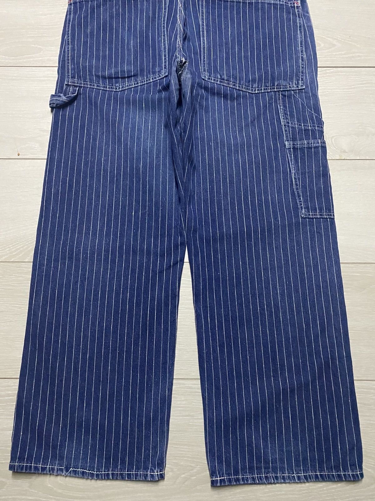 Warehouse & Co. Warehouse &Co Sanforized Hickory Carpenter Buckle Back Baggy Size US 35 - 6 Thumbnail