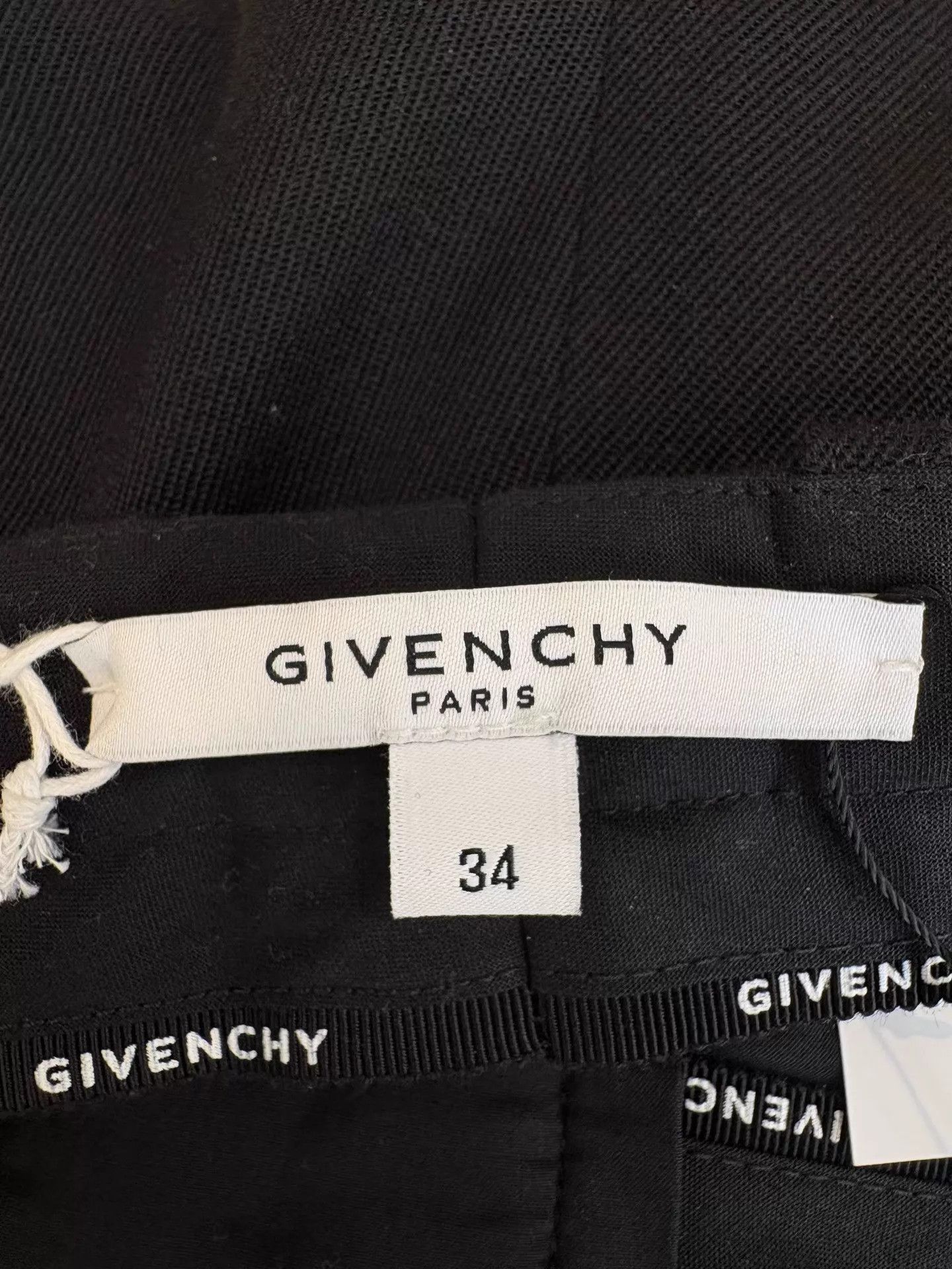 Givenchy GIVENCHY Black Wool Trousers Size US 34 / EU 50 - 3 Thumbnail