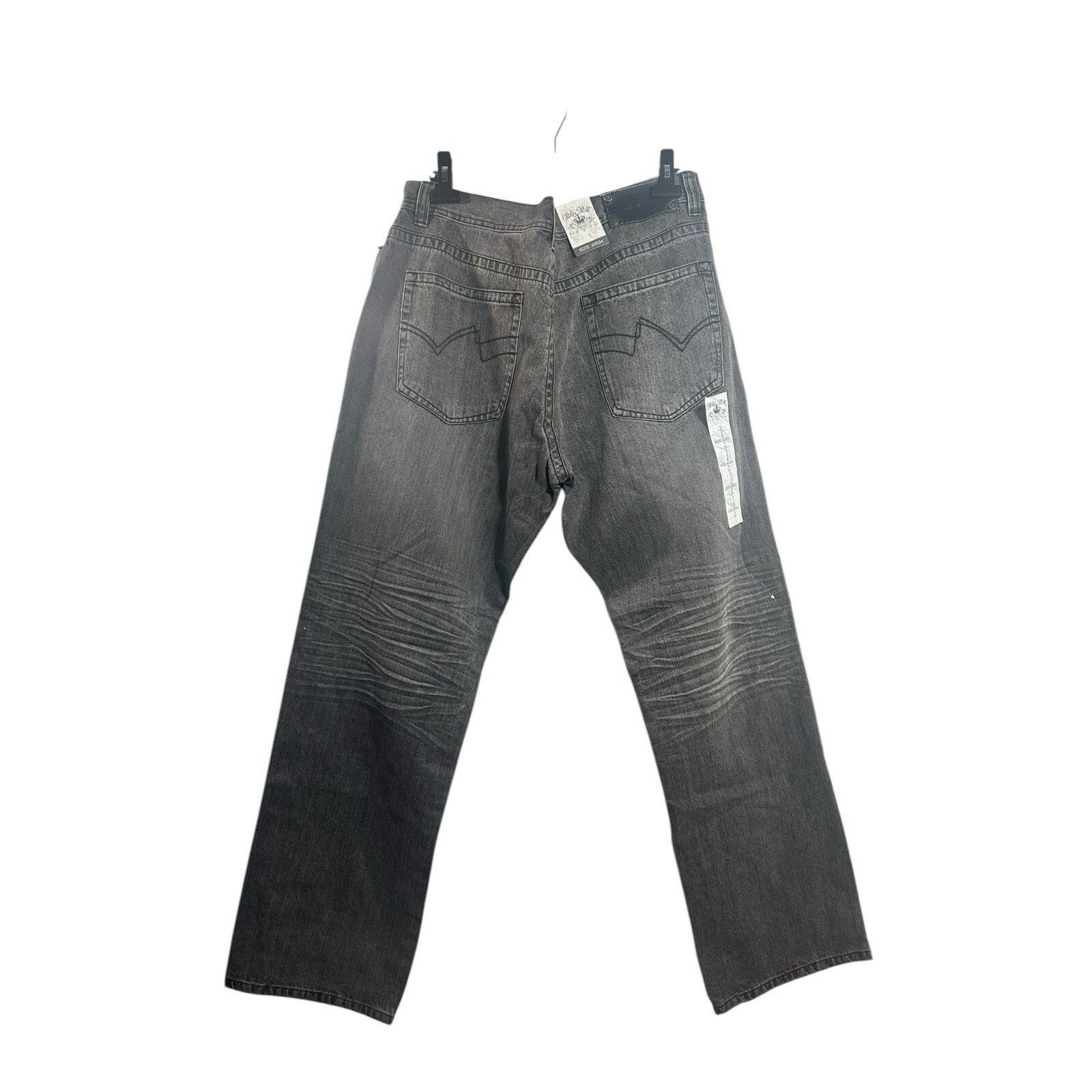 Pelle Pelle VTG Pelle Pelle Baggy Jeans Men's 34-34 Black Hip Hop Whiske Size US 40 / EU 56 - 3 Thumbnail