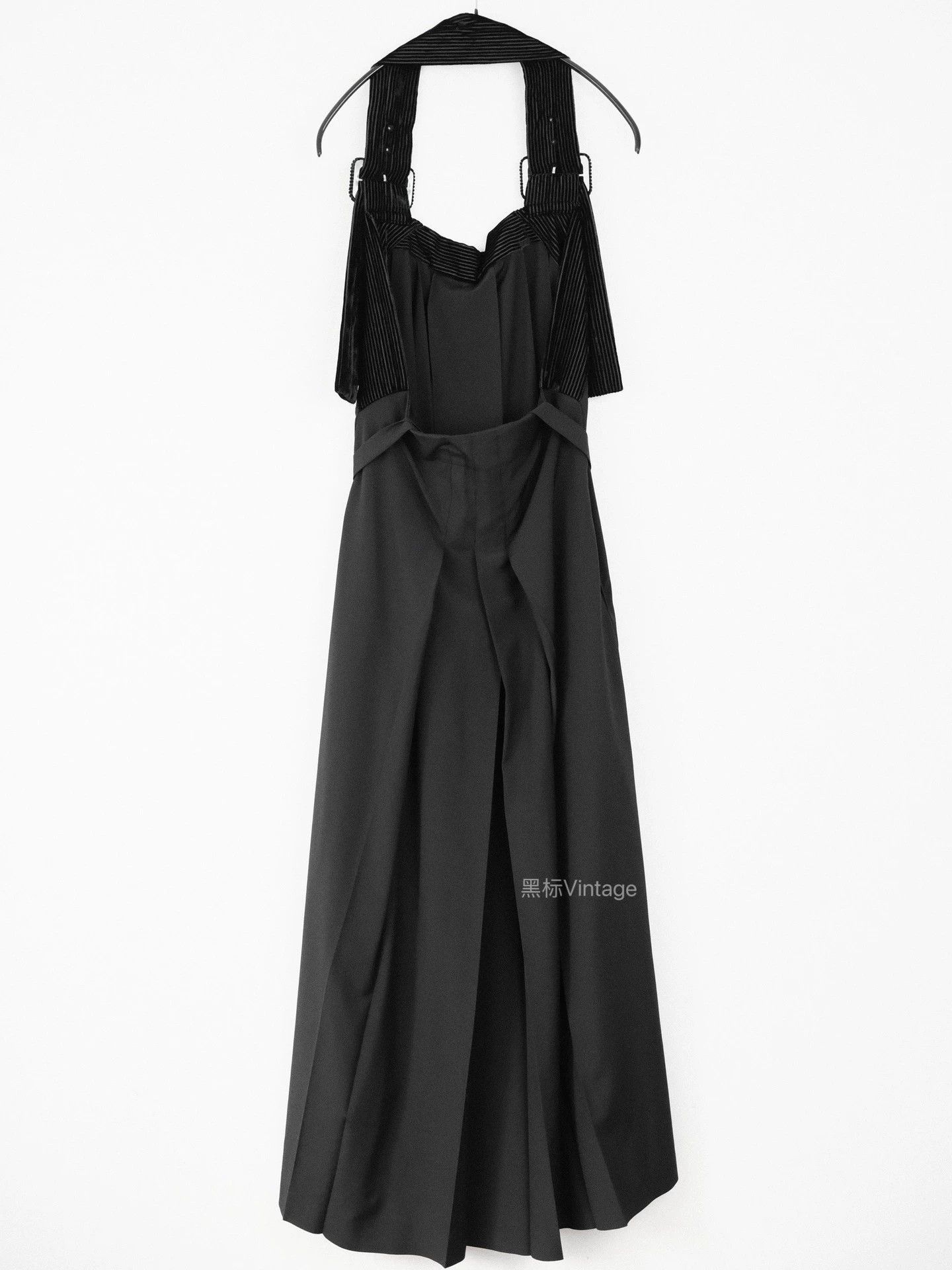 Yohji Yamamoto Yohji Yamamoto 95AW Funeral Season Pleated Suspender Dress S Size S / US 4 / IT 40 - 3 Thumbnail