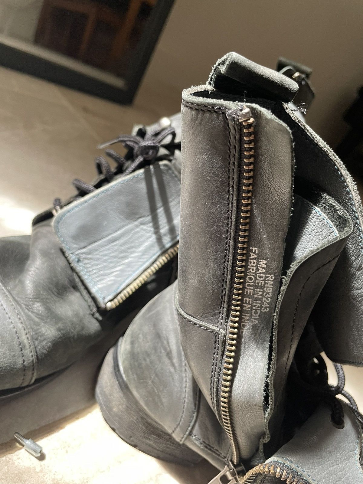 Diesel vintage diesel side-zip boots Size US 9 / EU 42 - 3 Thumbnail