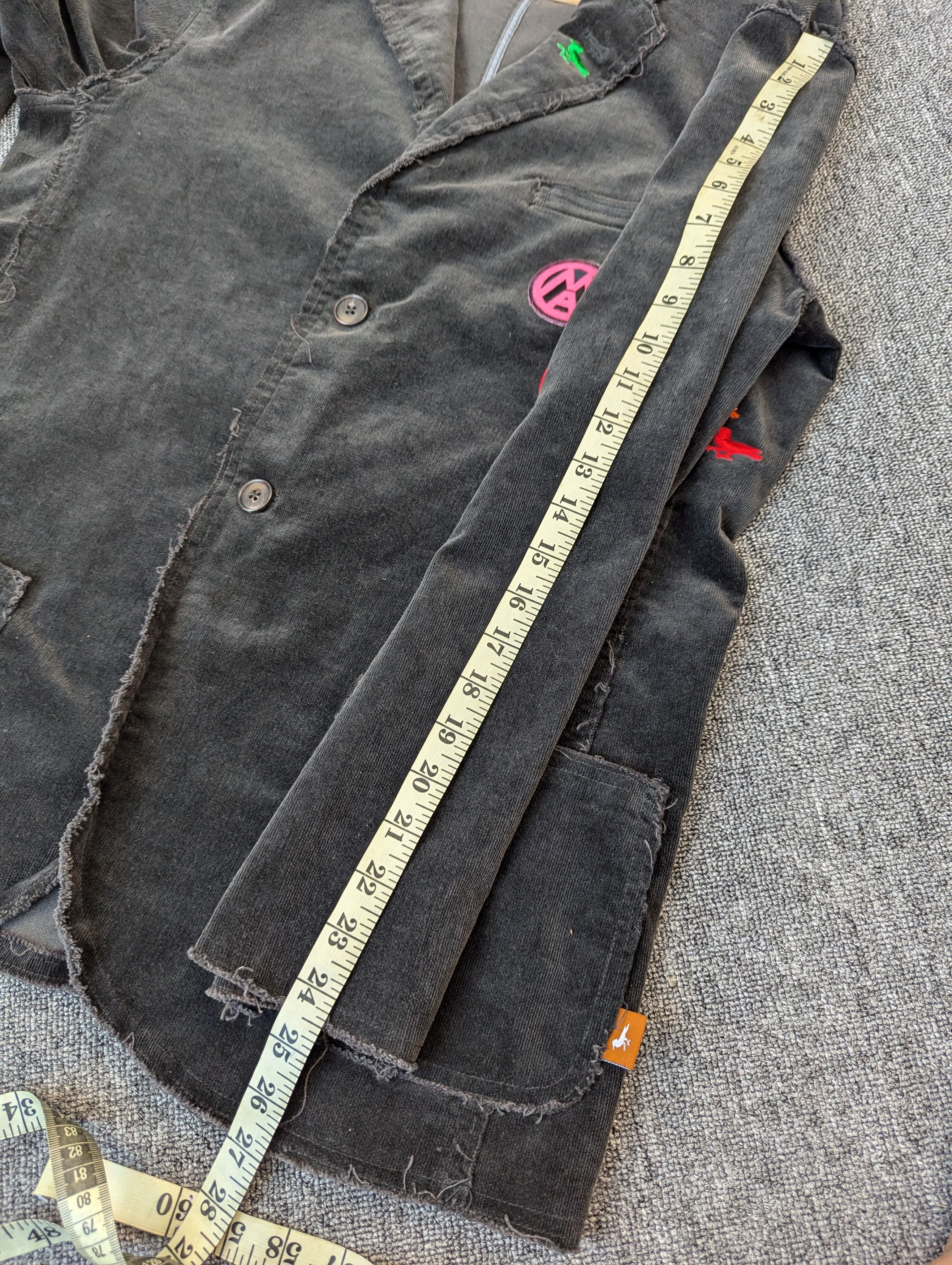 Modern Amusement Modern Amusement Distressed Style Velvet Corduroy Jacket Size US M / EU 48-50 / 2 - 16 Thumbnail