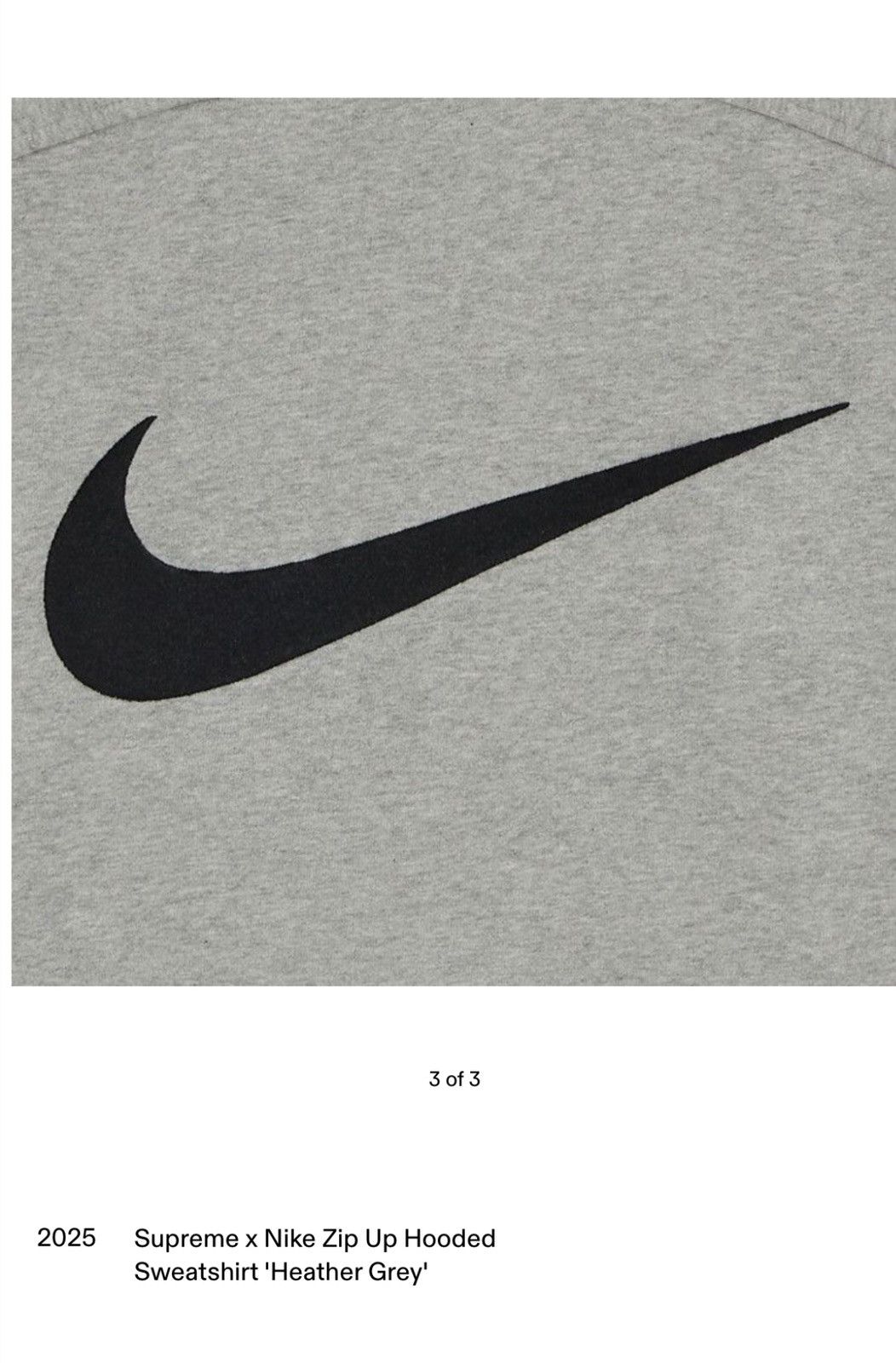 Nike × Supreme Supreme®/Nike® Zip Up Hooded Sweatshirt Size US XL / EU 56 / 4 - 6 Thumbnail