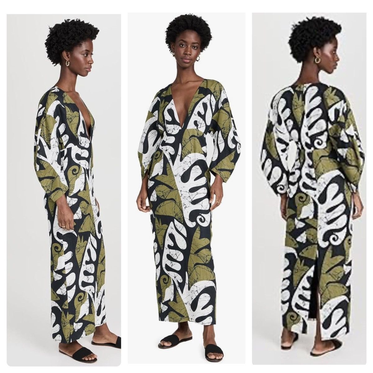 Mara Hoffman Mara Hoffman Irina Dress deep V-neck size 2 CL Size XS / US 0-2 / IT 36-38 - 1 Thumbnail