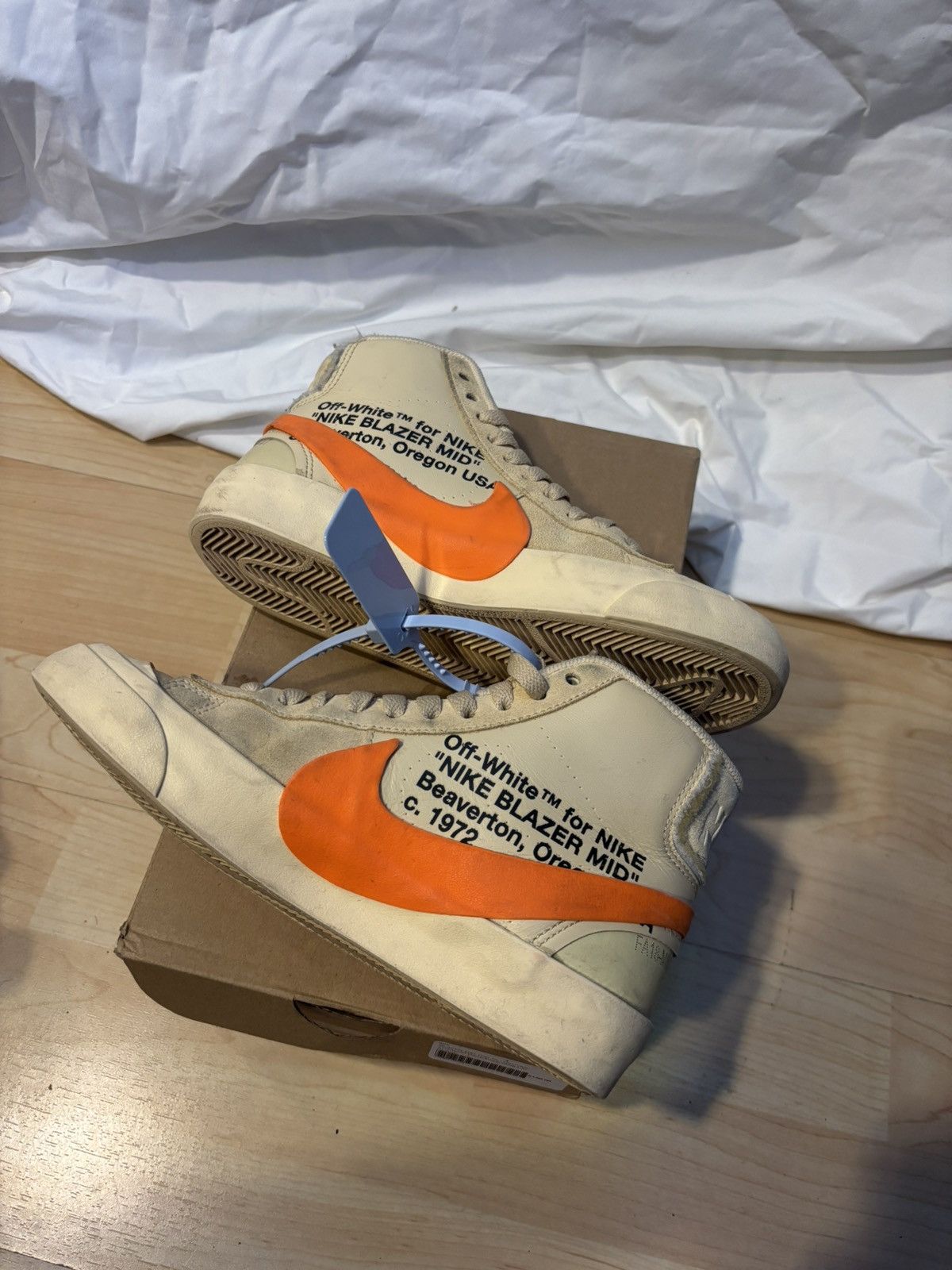 Nike × Off-White Off White Nike Blazer Hallows Eve Size 4 Gently used Size US 5 / EU 37 - 5 Thumbnail