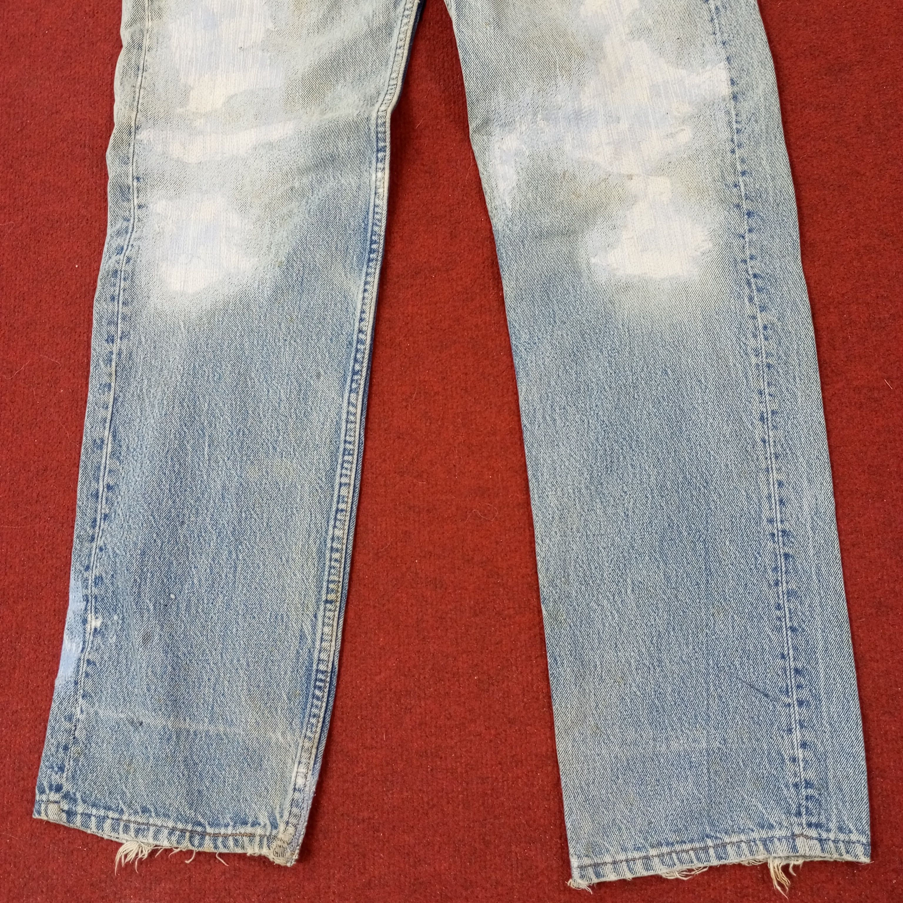 Levi's Levis 501 Made In USA Distressed Jeans c228n23 Size US 30 / EU 46 - 3 Thumbnail
