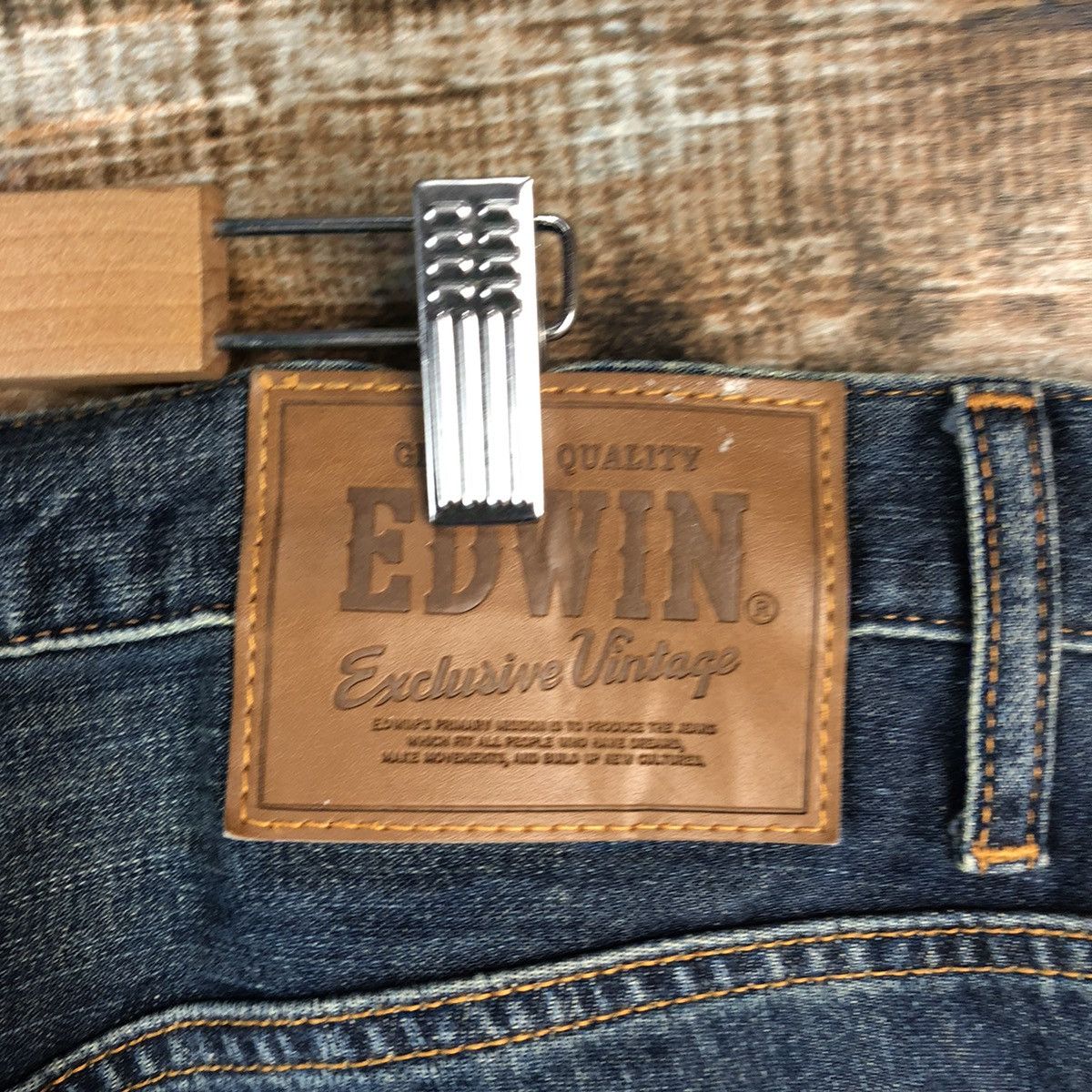 Edwin Edwin japan vintage faded Blue ripped Denim Pants #A1404 Size US 36 / EU 52 - 16 Thumbnail