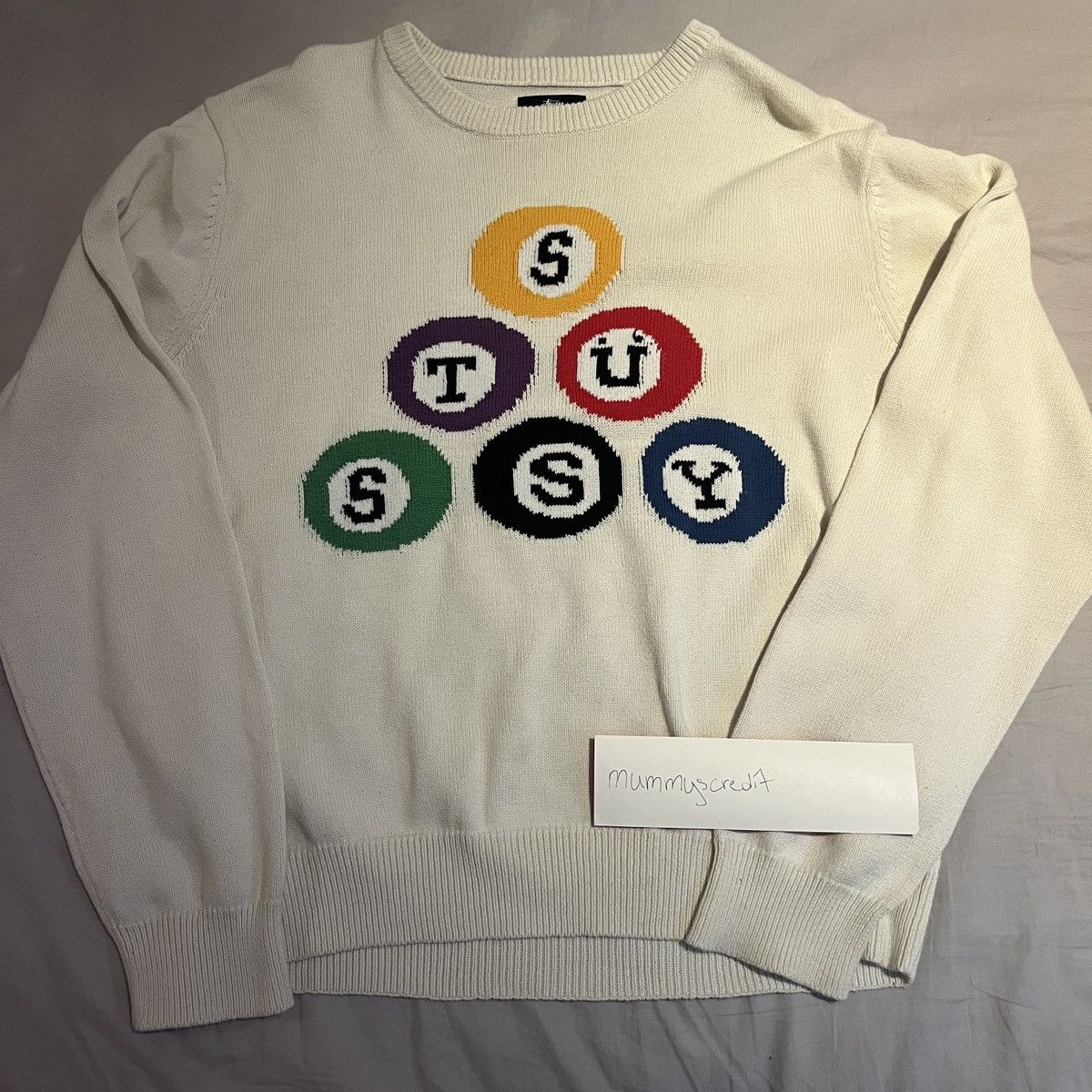 STUSSY billiard sweater sサイズ - メンズファッション