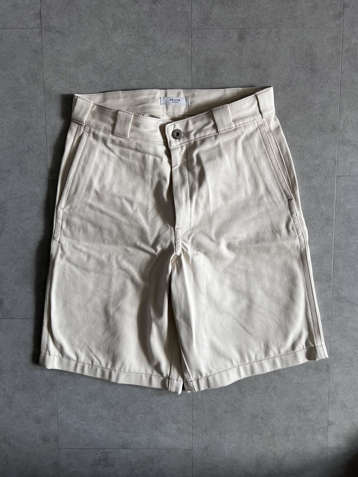 Prada Prada Bull Denim Shorts Size US 30 / EU 46 - 1 Thumbnail