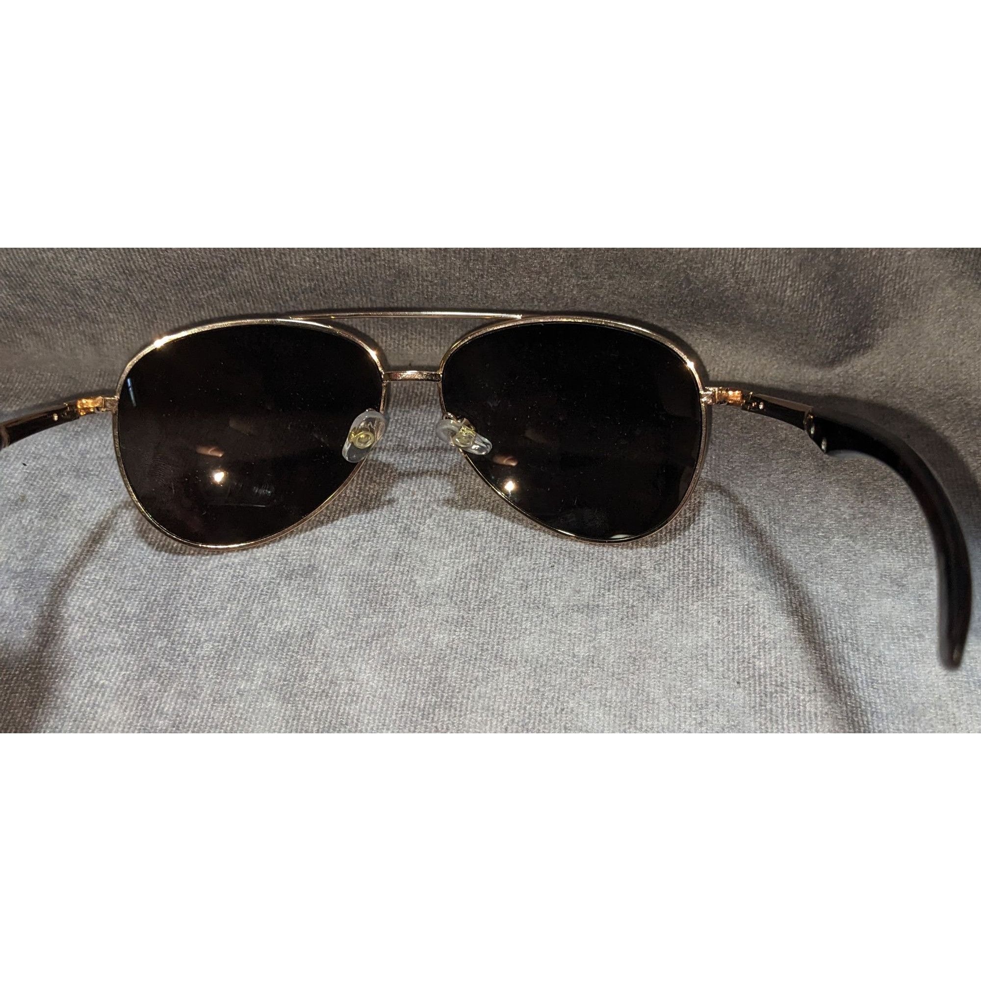 Other Rose Gold Tortoise Shell Aviator Sunglasses With Protective Size ONE SIZE - 3 Thumbnail