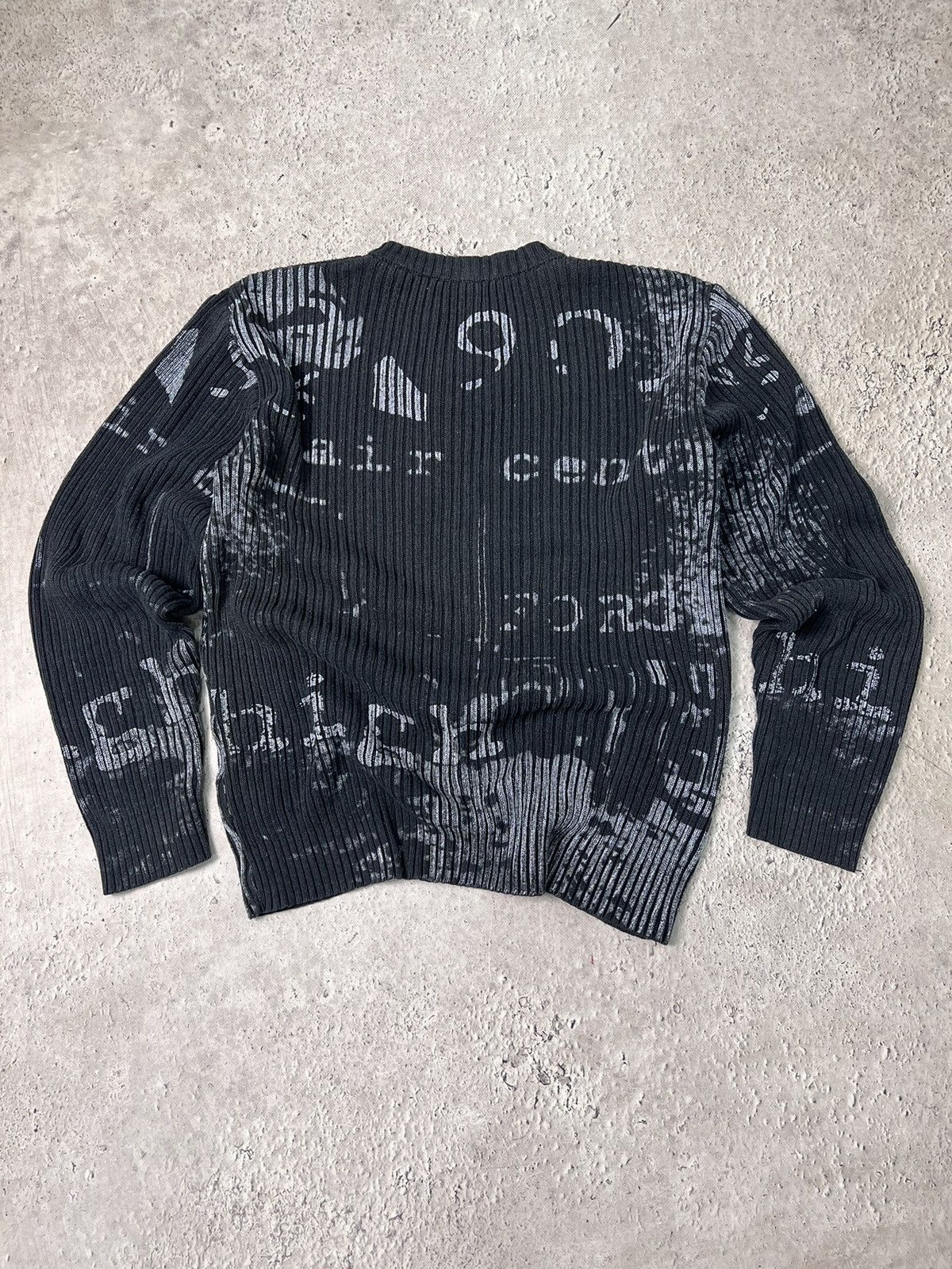 20471120 × Seditionaries VINTAGE Y2K Seditionaries Knitted Print 777 Stylish Sweater Size US L / EU 52-54 / 3 - 6 Thumbnail