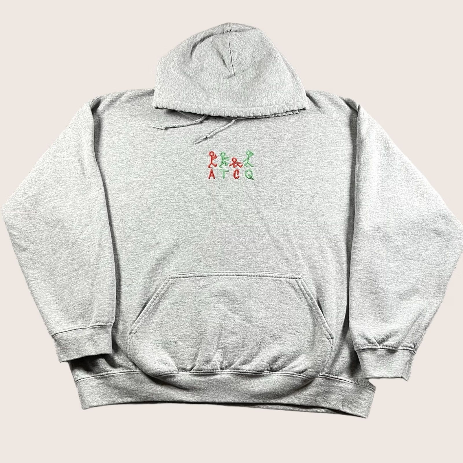 Quest ATCQ Shirt Mens XL Gray Tribe Called Quest Hoodie Hip Hop Rap Sweatshirt Music Size US XL / EU 56 / 4 - 1 Thumbnail