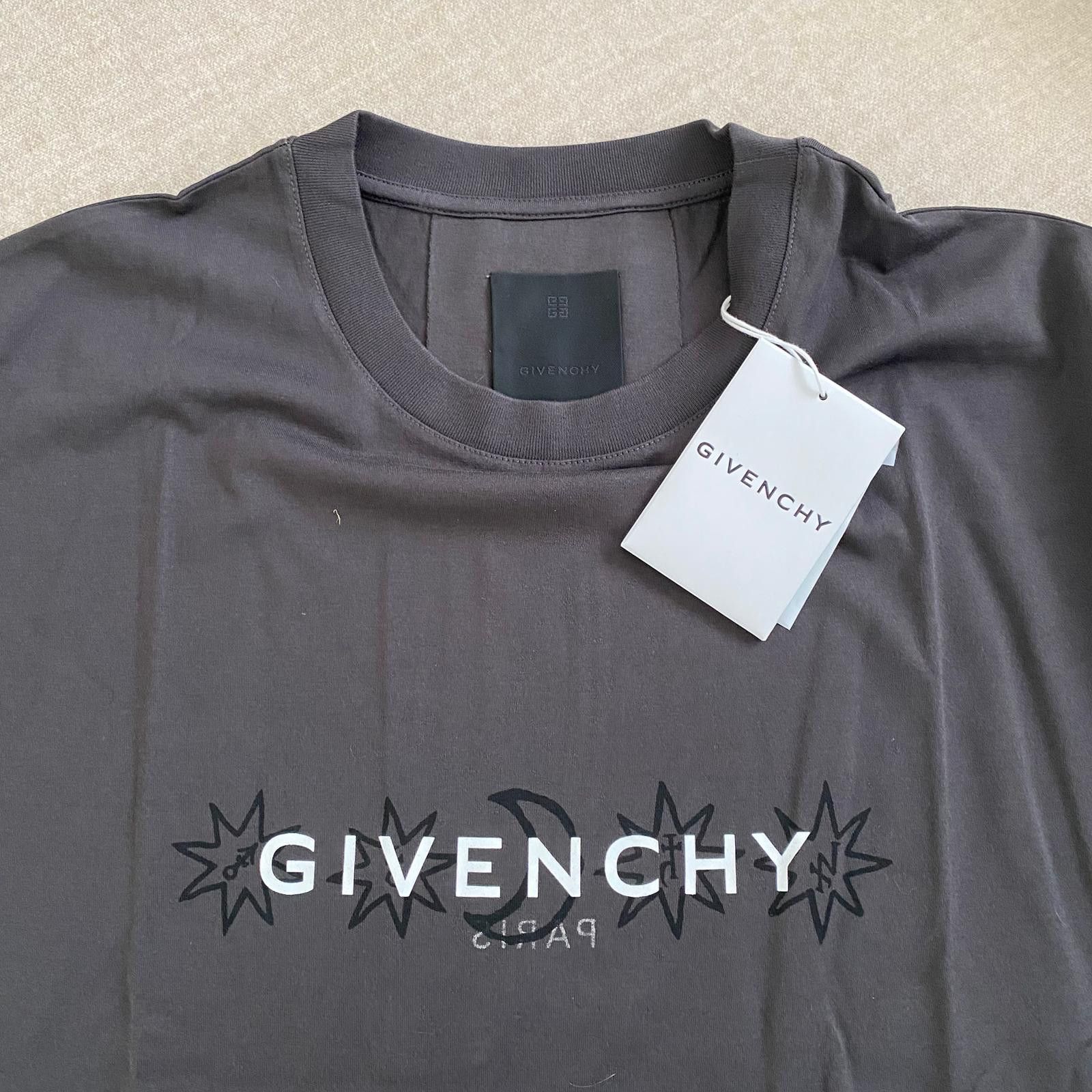 Givenchy Black Tarot Print Reverse Logo T-Shirt Size US XL / EU 56 / 4 - 6 Thumbnail