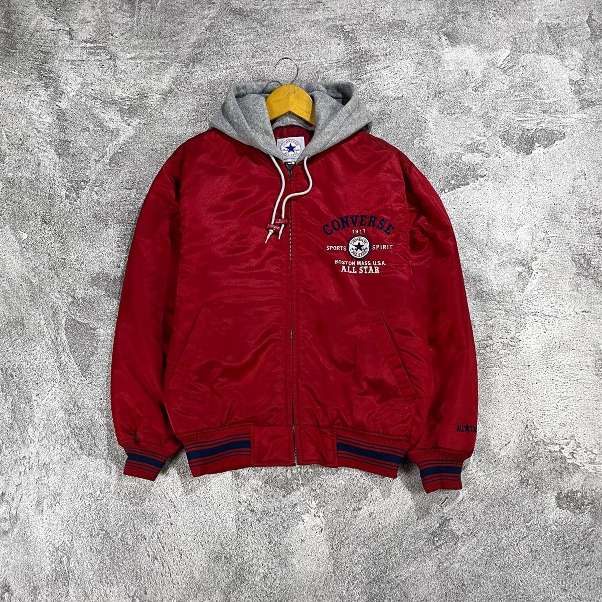 Converse CONVERSE ALL STAR VARSITY HOODED JACKET Size US M / EU 48-50 / 2 - 1 Thumbnail