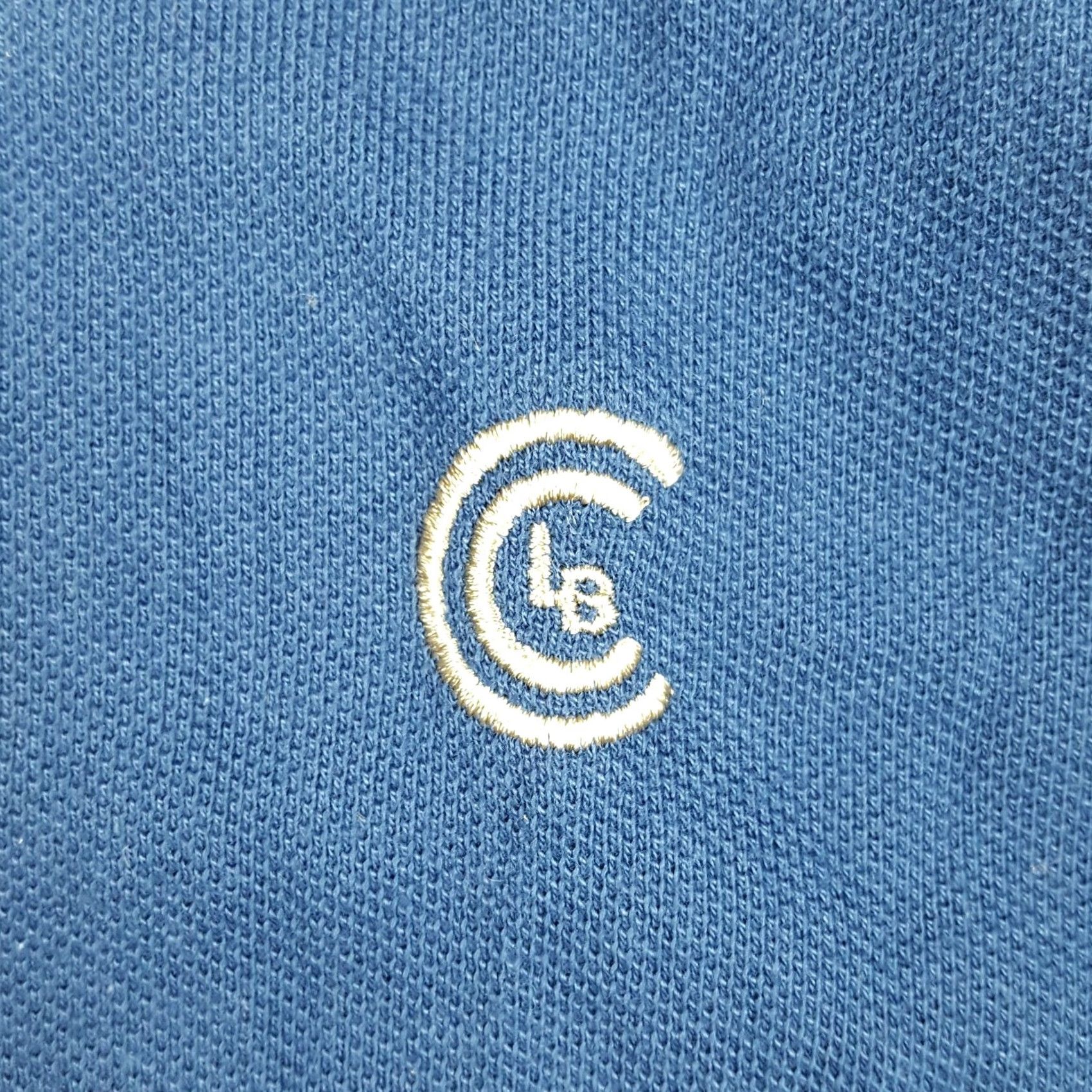 Vintage VINTAGE Slazenger Polo Shirt Navy Blue 90s Short Sleeve Collared Knit Cotton Mens M Size US M / EU 48-50 / 2 - 2 Thumbnail