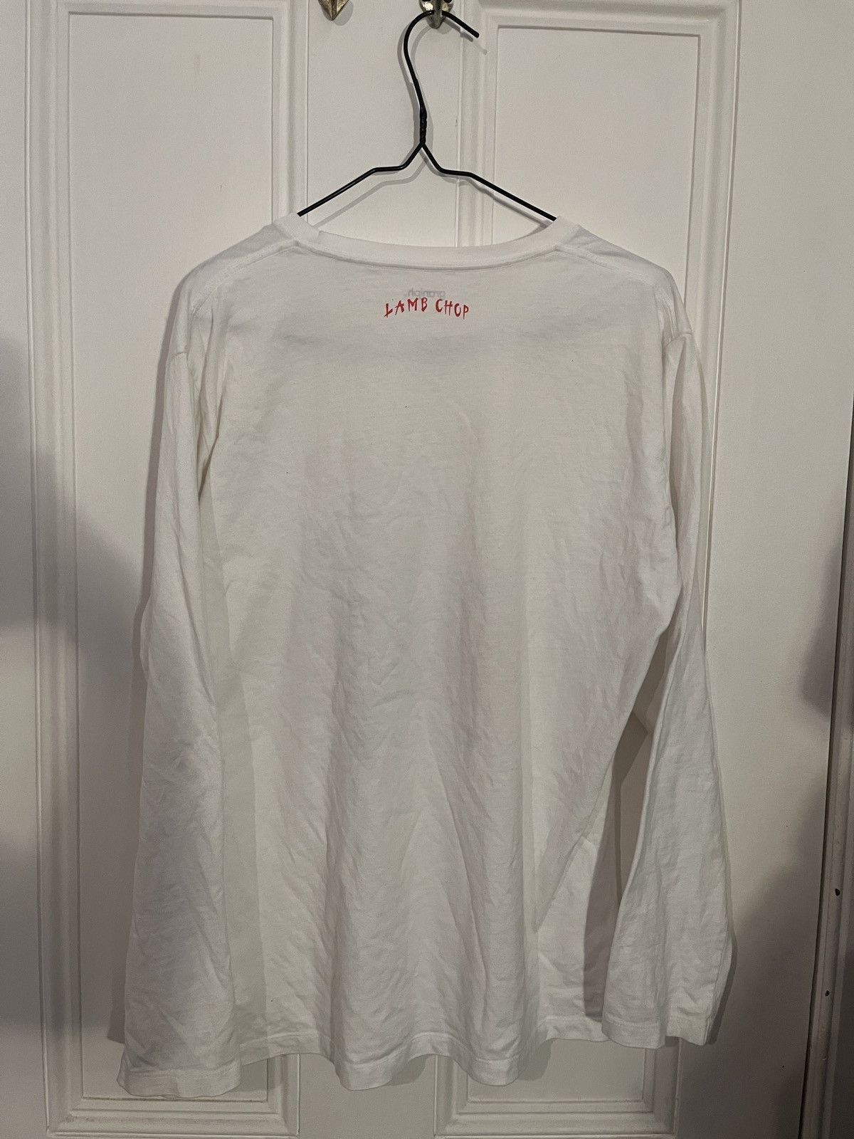 Vintage Graniph Lamb Chop White Long Sleeve Tee Size US M / EU 48-50 / 2 - 4 Thumbnail