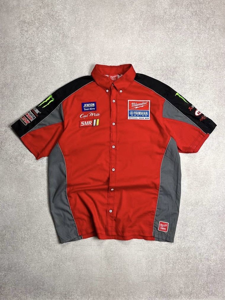 Vintage × Yamaha Vintage Yamaha Racing Moto Avantgarde Shirt XL Size US XL / EU 56 / 4 - 1 Thumbnail