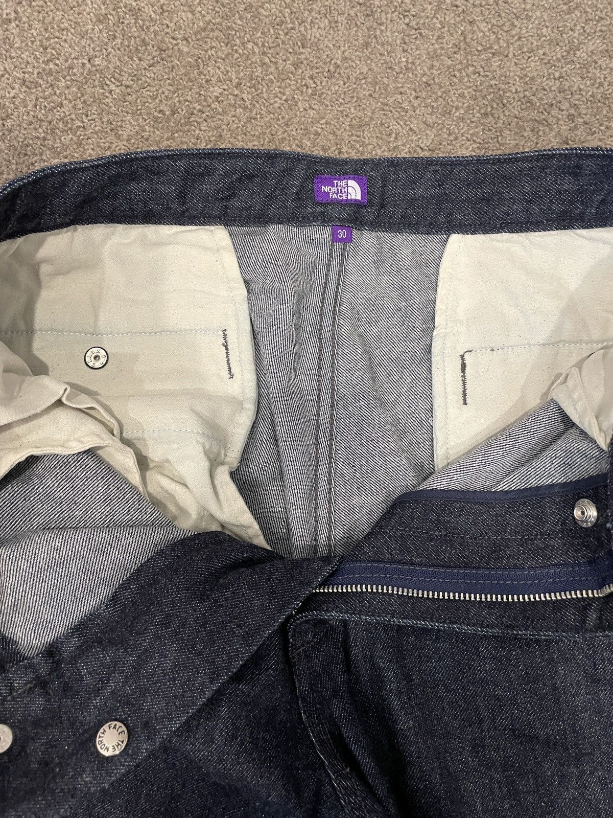 Nanamica × The North Face × The North Face Purple Label The North Face Purple Label Denim Wide Tapered Field Pants Size US 30 / EU 46 - 4 Thumbnail