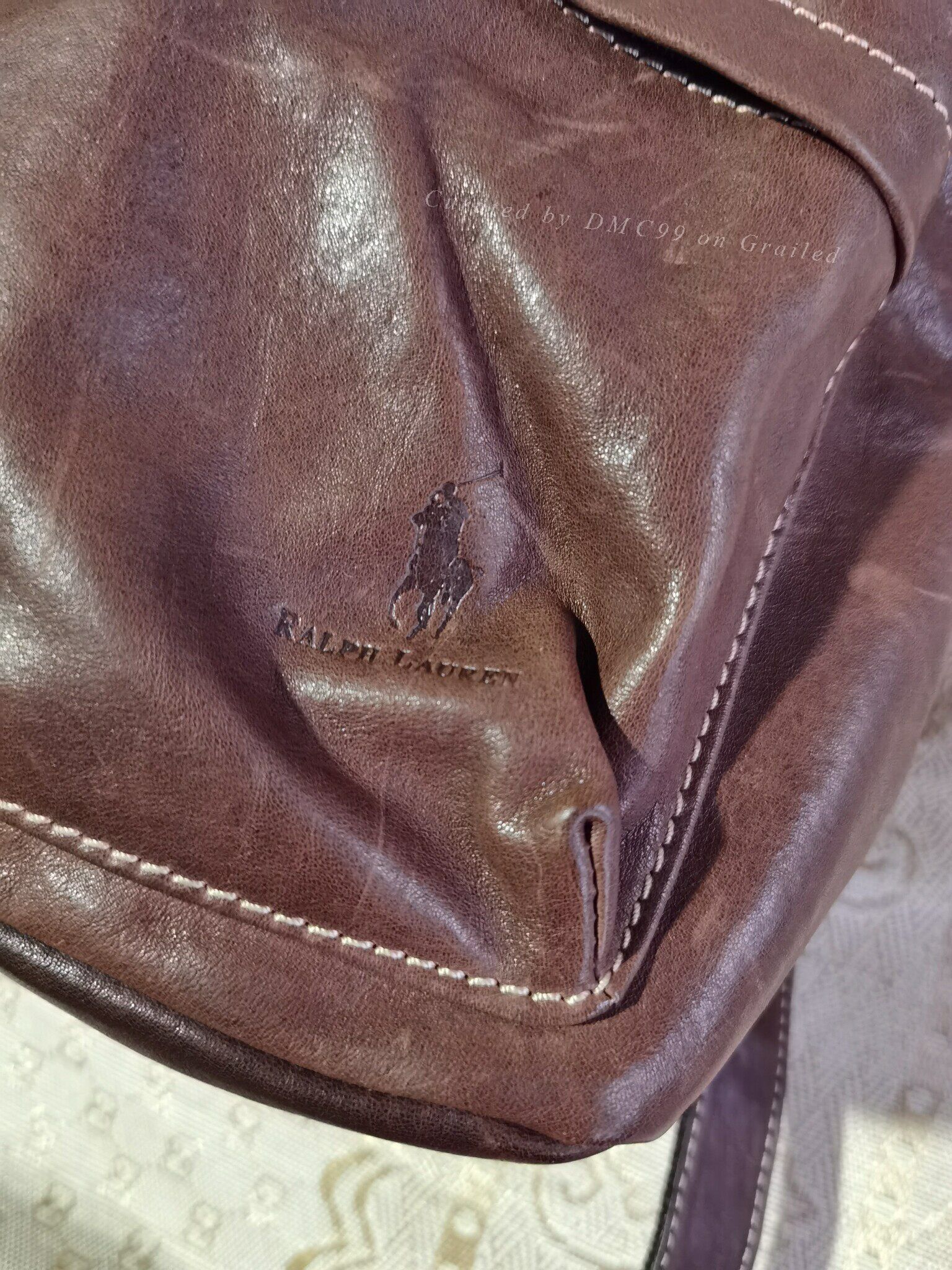 RRL Ralph Lauren Ralph Lauren Vintage Oil Wax Leather Backpack Size ONE SIZE - 1 Thumbnail