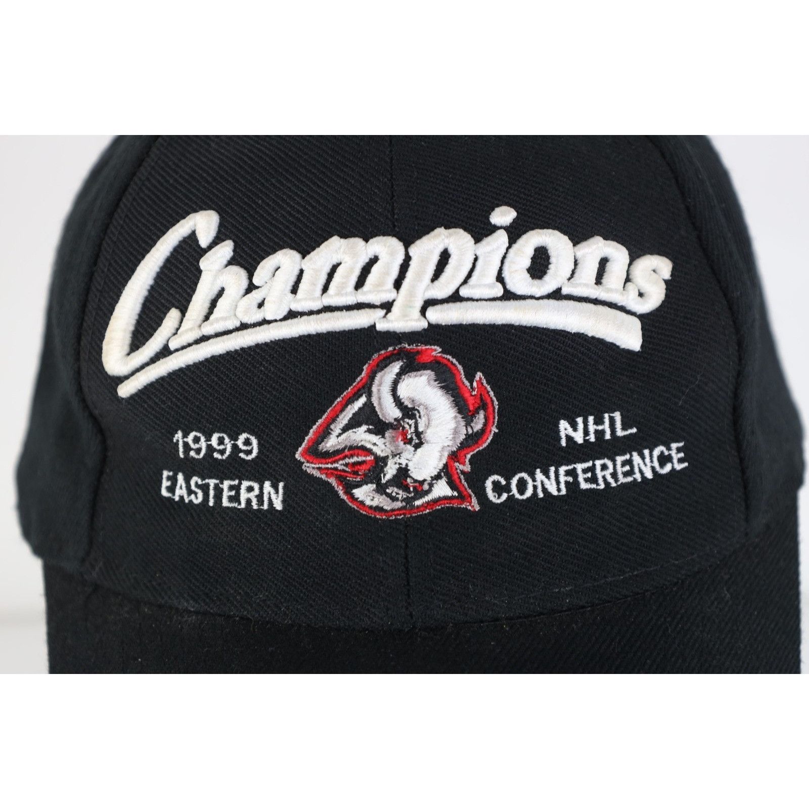 Vintage Vintage 1999 Eastern Conference Champs Buffalo Sabres Hat Size ONE SIZE - 2 Thumbnail