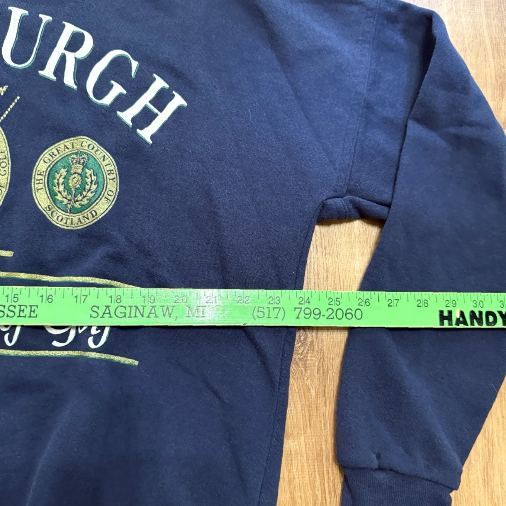 American Eagle Outfitters VINTAGE American Eagle Outfitters Edinburgh Royal Society Of Golf Sweatshirt Mens XL Blue 90s Pullover Classic Retro Outdoor Casual Sweatshirt Size US XL / EU 56 / 4 - 5 Thumbnail
