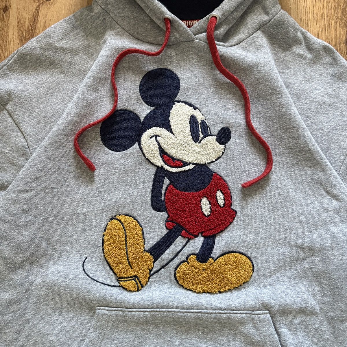 Disney Walt Disney Mickey Mouse Embroidered Gray Hoodie Medium Size US M / EU 48-50 / 2 - 2 Thumbnail