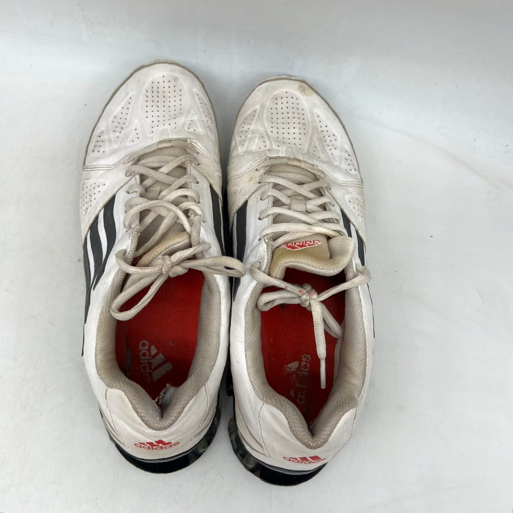 Adidas Adidas Bounce RAVA Sneakers Men Size 11 White Athletic Casual 2014 D66163 Size US 11 / EU 44 - 7 Thumbnail