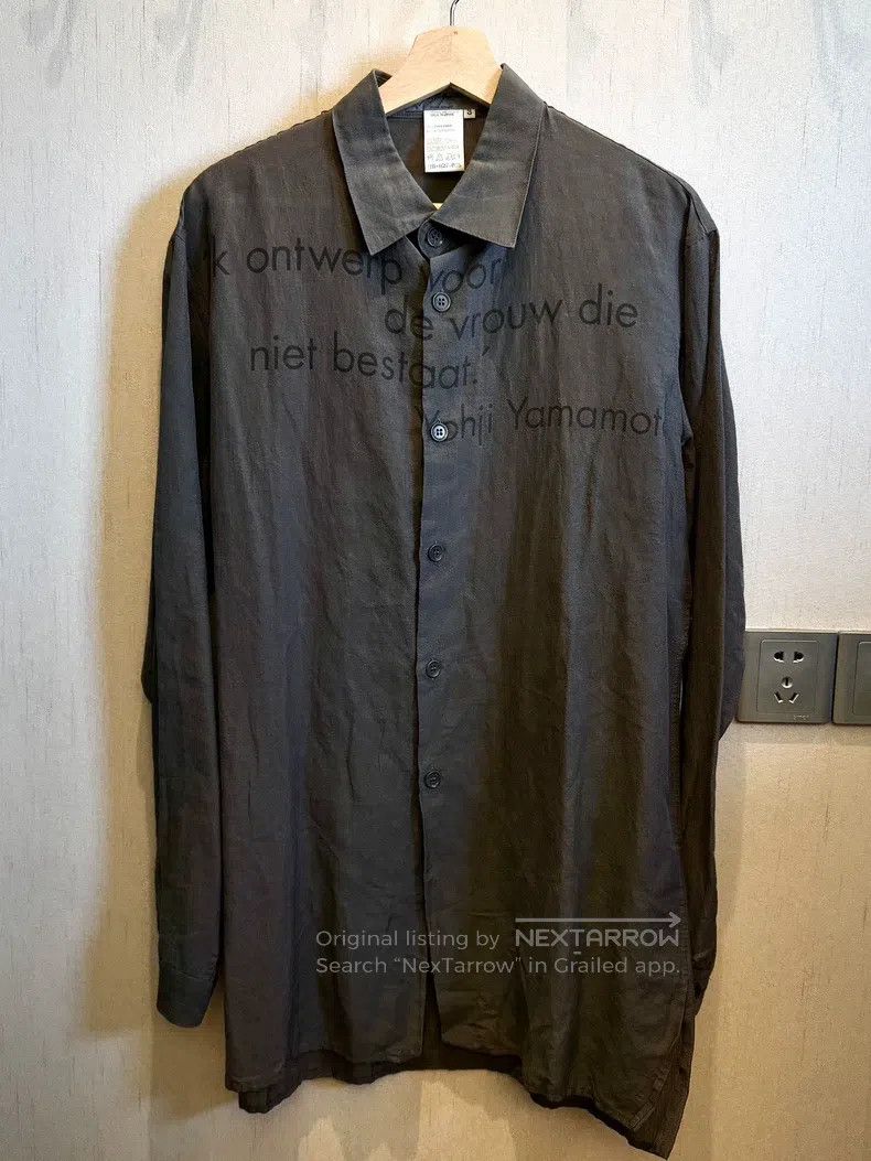 Yohji Yamamoto Yohji Yamamoto 00 SS bad period German shirt Size US L / EU 52-54 / 3 - 1 Thumbnail