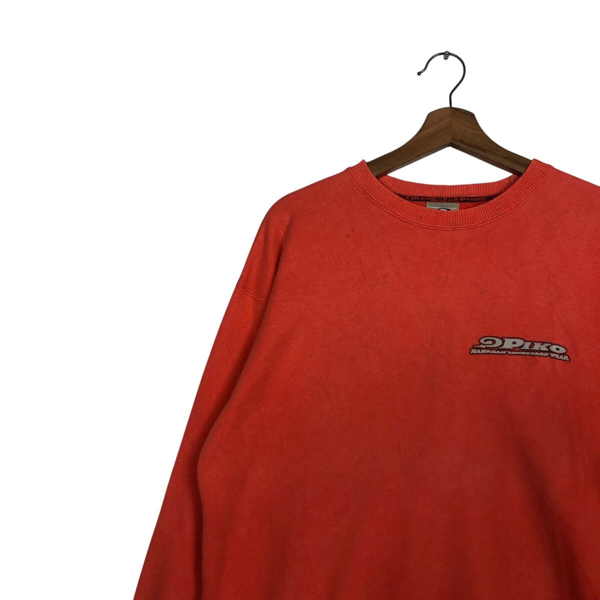 Japanese Brand × Vintage 📌Vintage Sweatshirt Hawaii Piko Big Logo Over Print Size US L / EU 52-54 / 3 - 8 Thumbnail