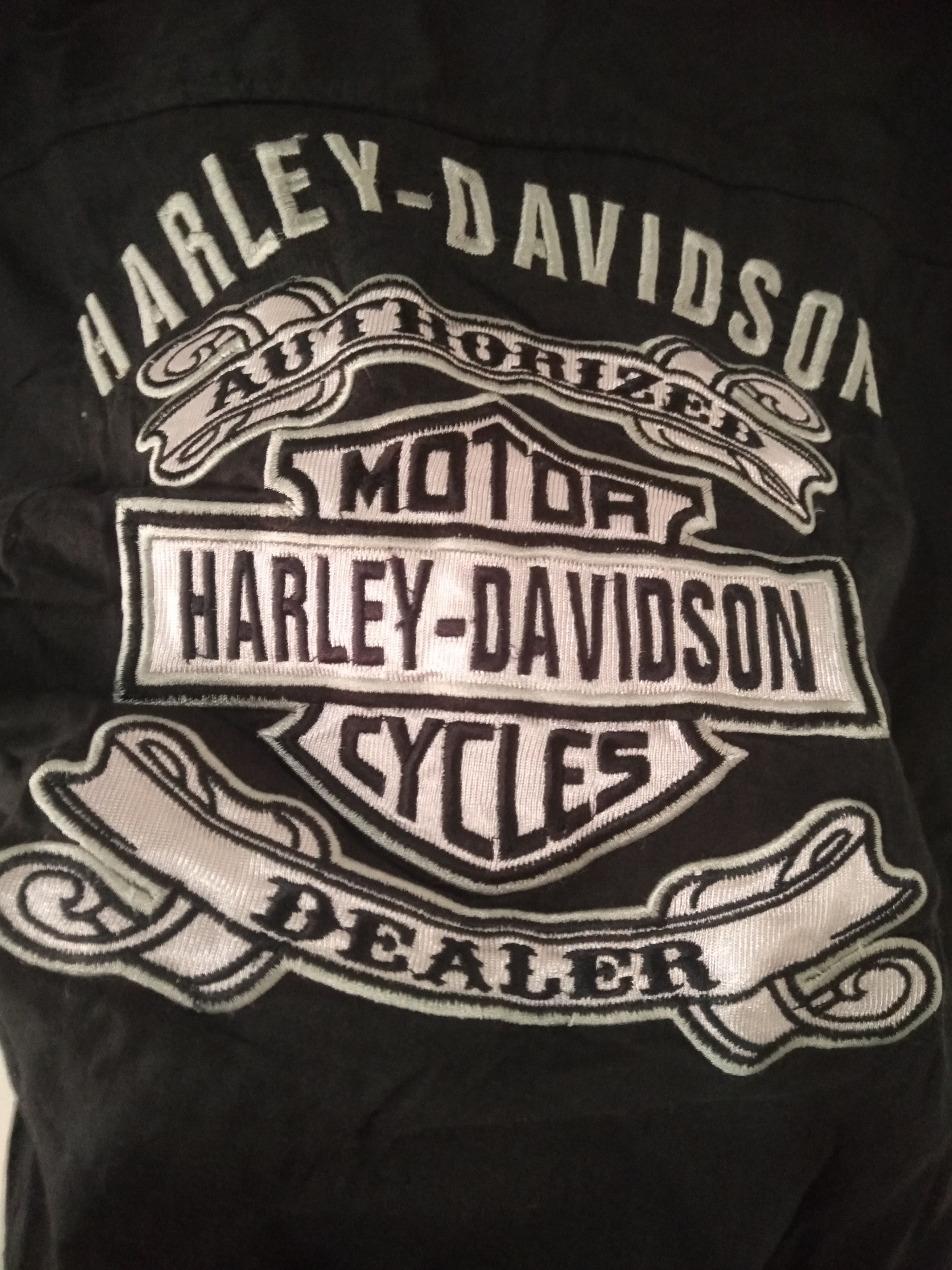Harley Davidson Vintage Harley Davidson Shirt Motorcycle Embroidered Logo Size US XL / EU 56 / 4 - 7 Thumbnail