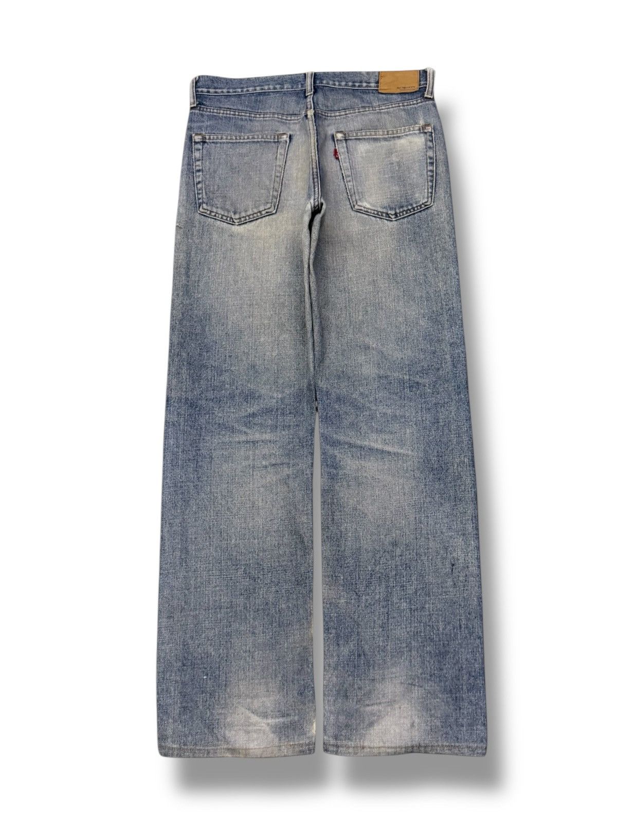 Japanese Brand Vintage 00s Bobson Chessking Japanese Market Jeans | W32 Size US 32 / EU 48 - 3 Thumbnail