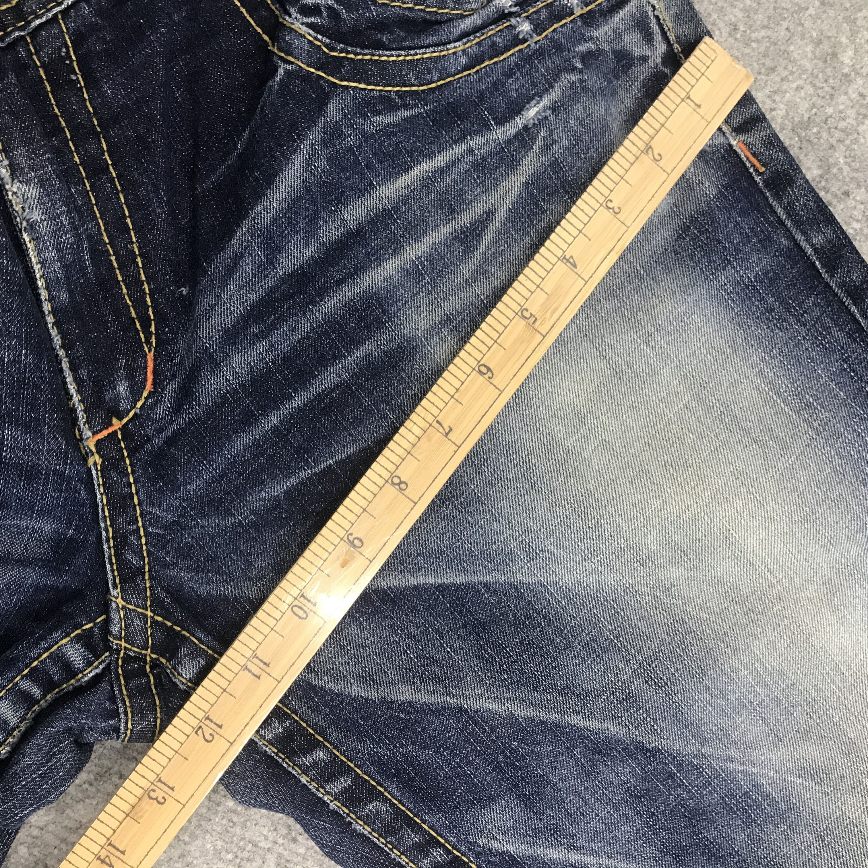 Other Rare lolita distressed Japan style denim jeans Size US 32 / EU 48 - 6 Thumbnail