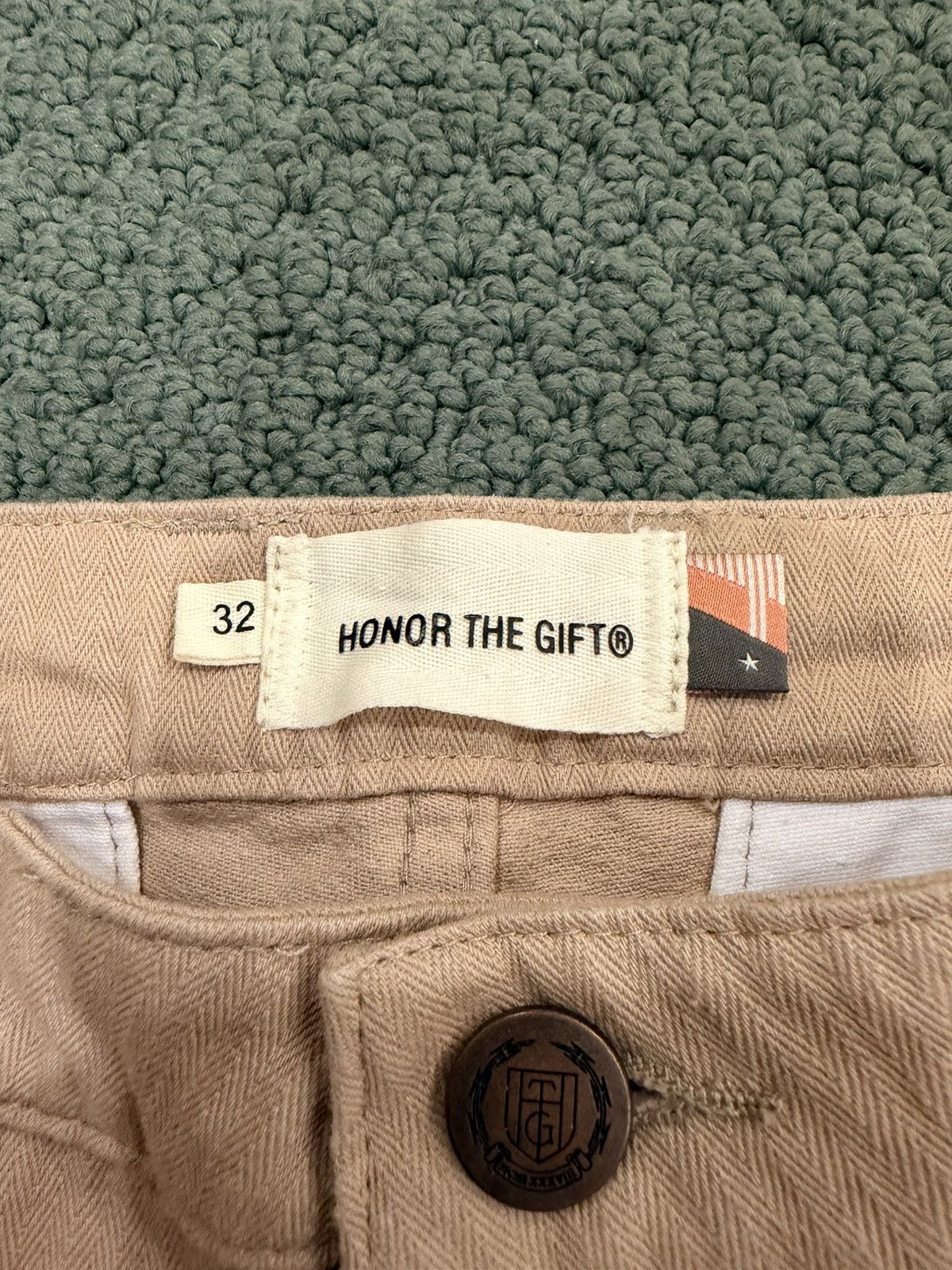 Honor the Gift HONOR THE GIFT TAN PANTS, RUSSELL WESTBROOK Size US 32 / EU 48 - 5 Thumbnail