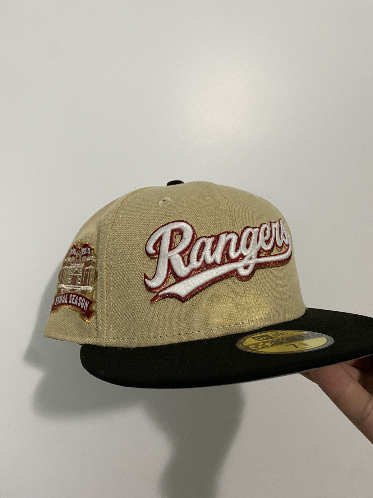 New Era Texas Rangers script logo fitted 7 3/8 Size ONE SIZE - 1 Thumbnail