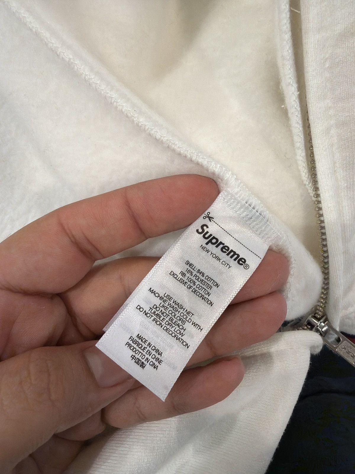Supreme Supreme Mascots White Zip Up Size US L / EU 52-54 / 3 - 6 Thumbnail