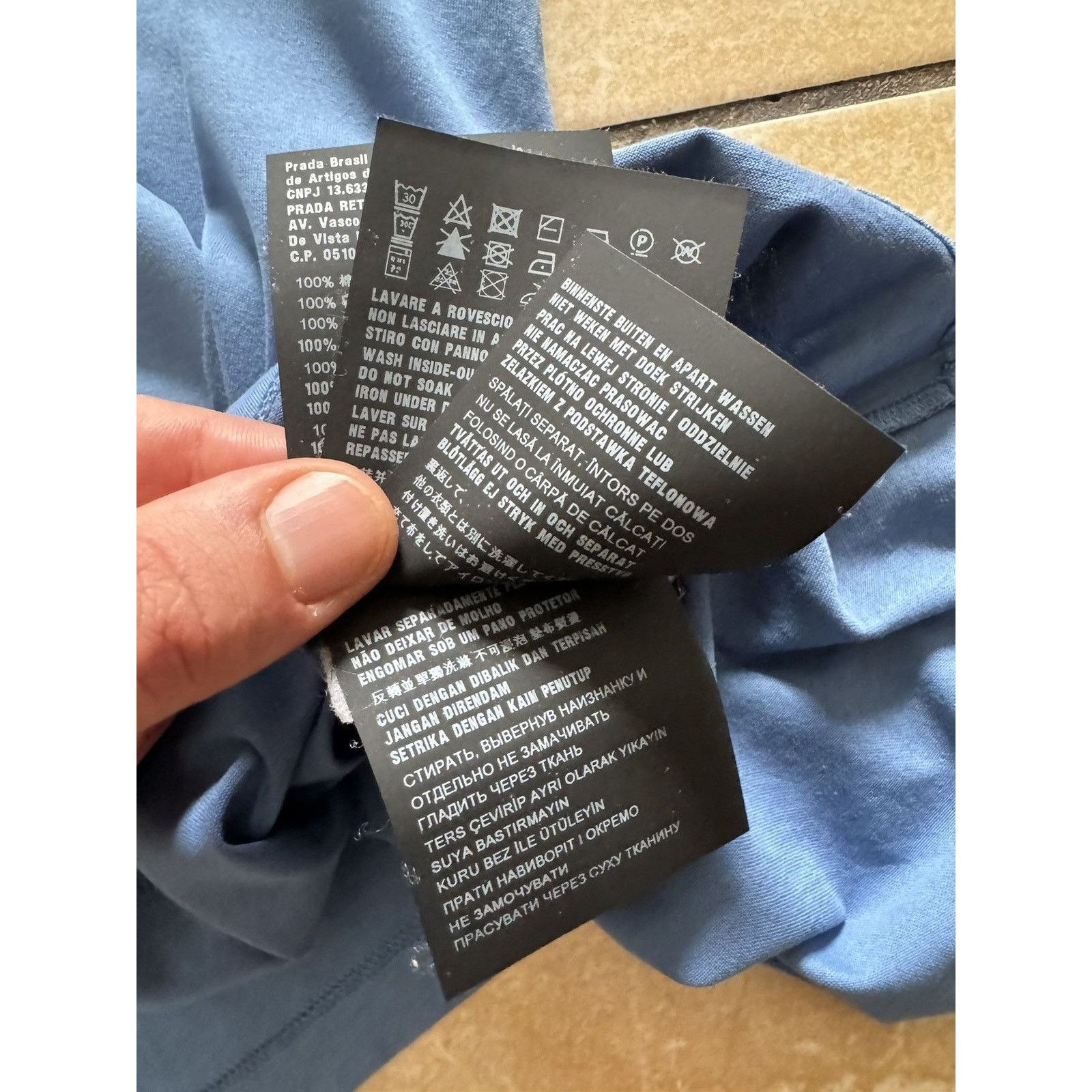 Prada Prada Milano 2016 Archive Chest Pocket Logo Tee Size US M / EU 48-50 / 2 - 9 Thumbnail