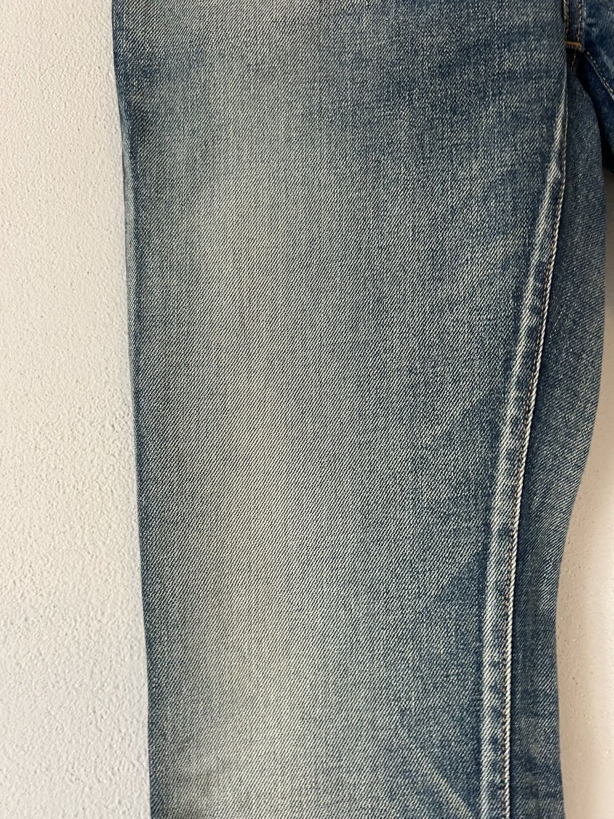 Saint Laurent Paris Saint Laurent Washed Blue Denim Jeans, D24 M/SK-MW Size US 29 - 4 Thumbnail